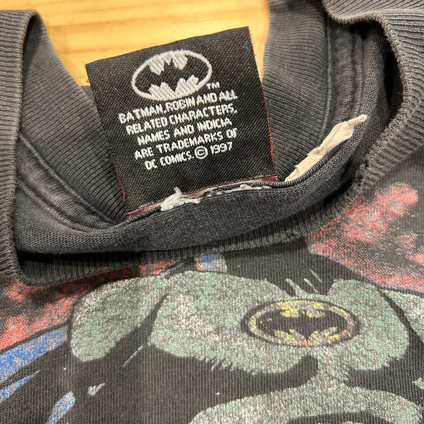 90's Batman ”バットマン&ロビン Mr.フリーズの逆襲”ムービーTシャツ 黒/A6761T-SO