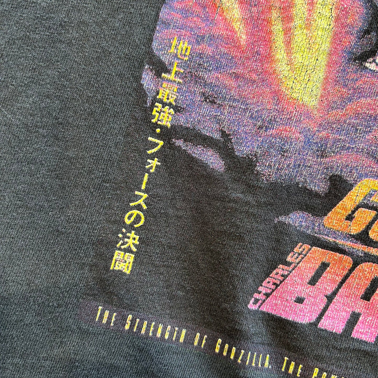 90's NIKE ゴジラvsバークレー ナイキCM Tシャツ NBA 黒(XL)/A6996T-SO