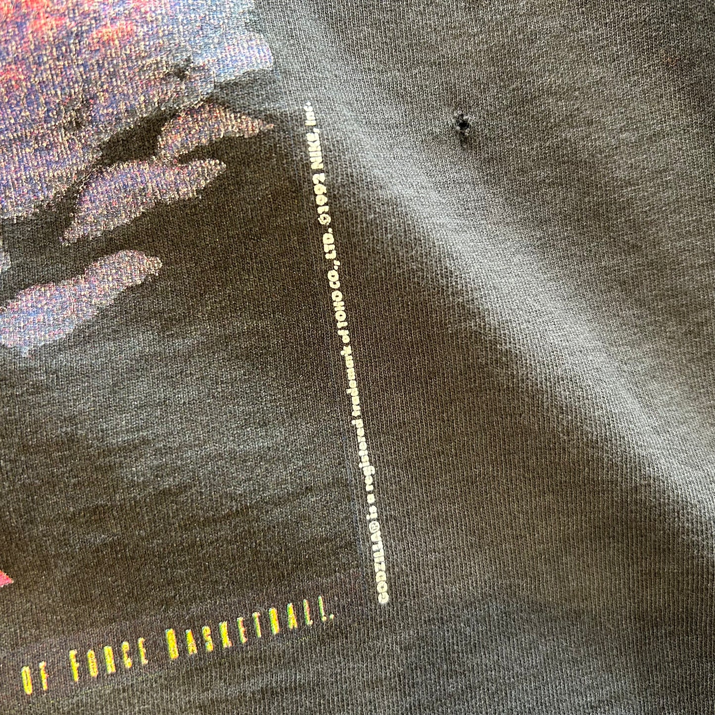90's NIKE ゴジラvsバークレー ナイキCM Tシャツ NBA 黒(XL)/A6996T-SO