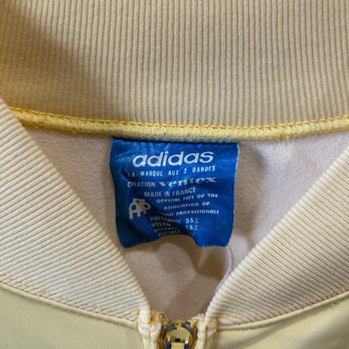 70's Adidas ATP フランス製 (イエロー/ネイビー)/A7008
