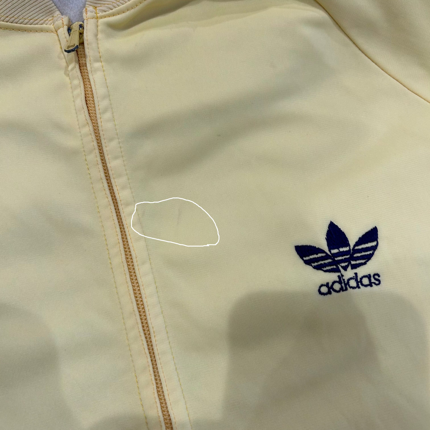70's Adidas ATP フランス製 (イエロー/ネイビー)/A7008