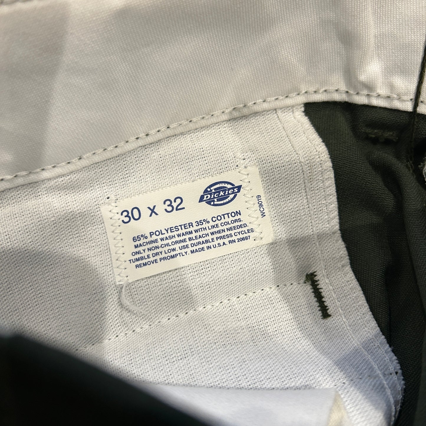 90's Dickies ディッキーズ 874 ワークパンツ USA製 オリーブグリーン(30×32)/)B1009P-SO