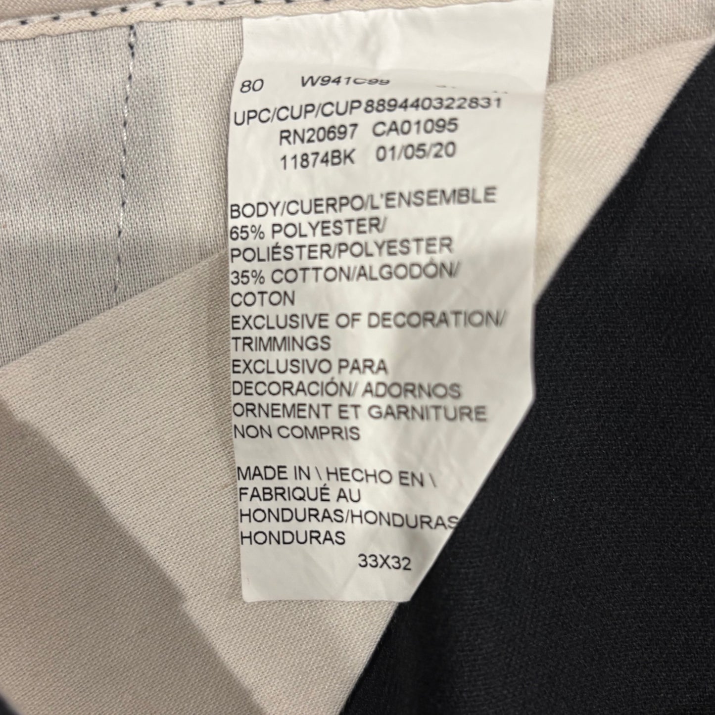 00's Dickies ディッキーズ 874 FLEX ワークパンツ 黒 (33×32)/B2704P-SO
