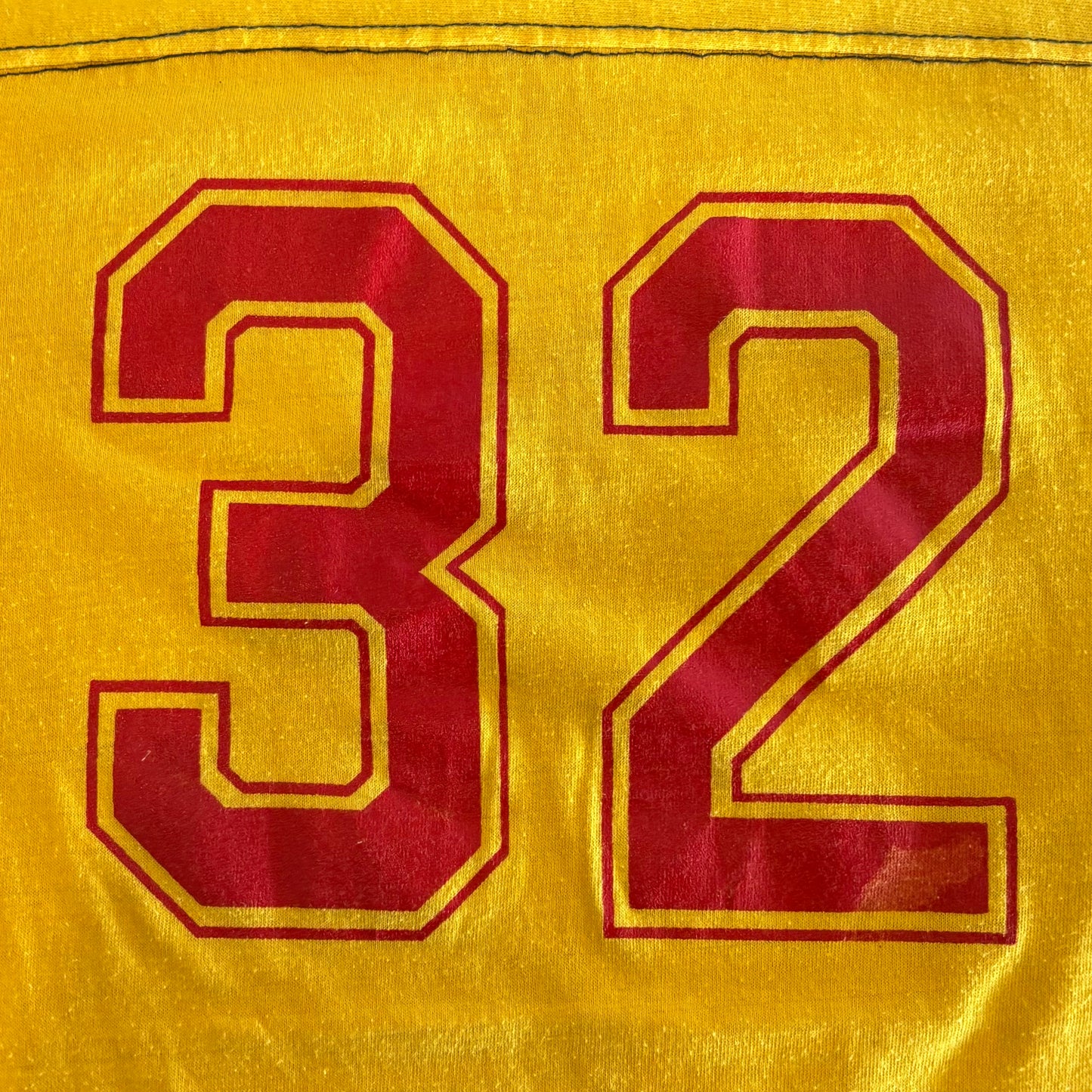 80’s BANTAMS Numbering T-shirt 黄 (L)/A2976T0-SO