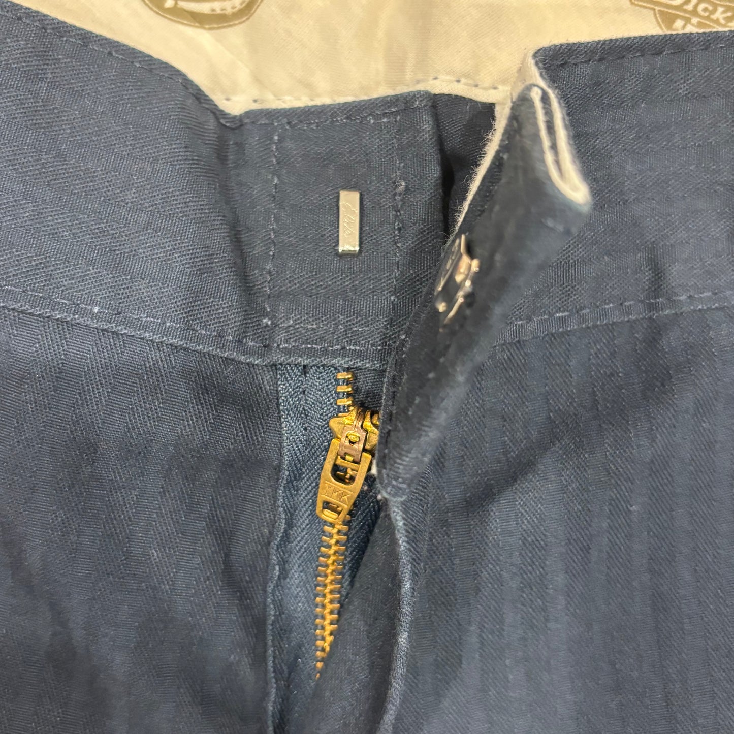 00's Dickies ディッキーズ 815 ストライプ ワークパンツ 紺 (30×32)/B2823P-SO