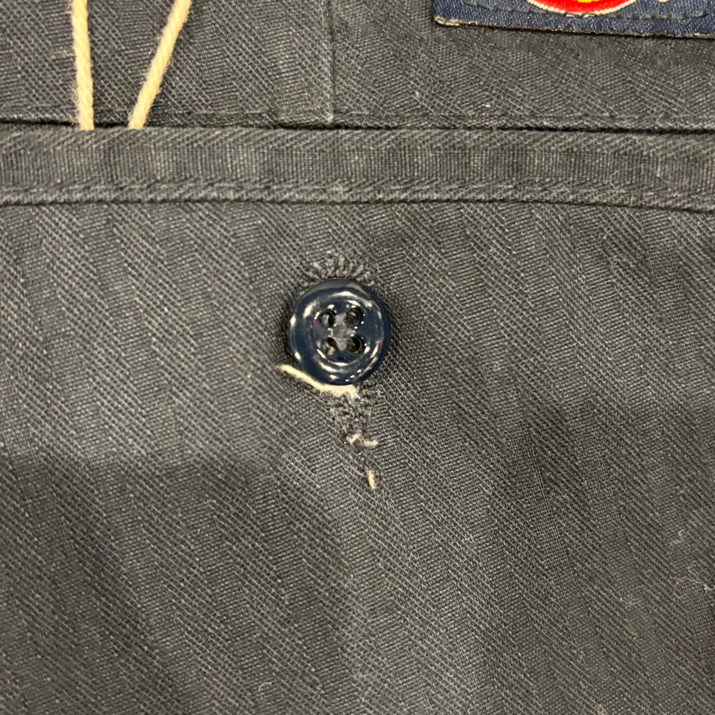 00's Dickies ディッキーズ 815 ストライプ ワークパンツ 紺 (30×32)/B2823P-SO