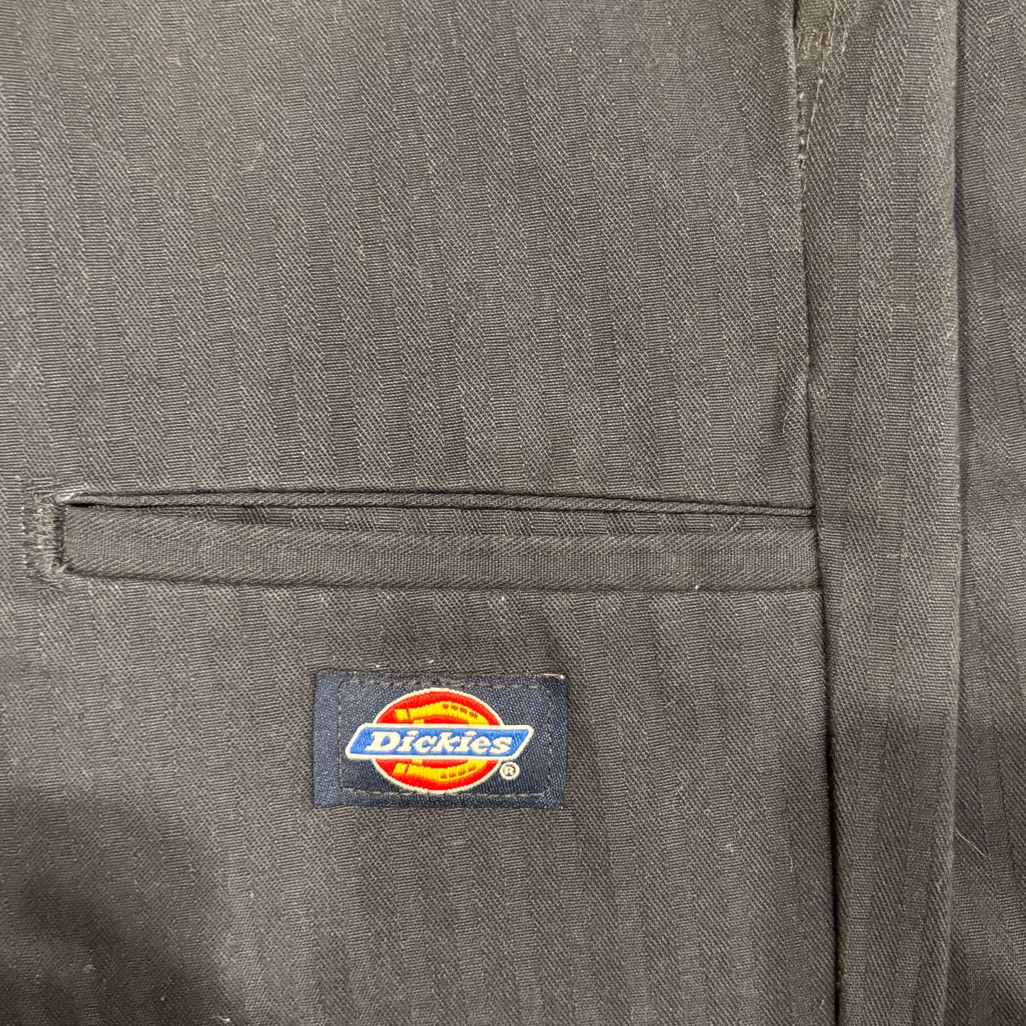 00's Dickies ディッキーズ 815 ストライプ ワークパンツ 紺 (30×32)/B2823P-SO