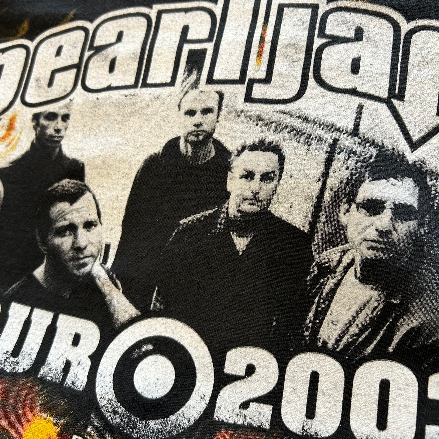 00's Peal Jam パールジャム Riot Tour2003 ツアーTシャツ 黒(XL)/A2721T-SO