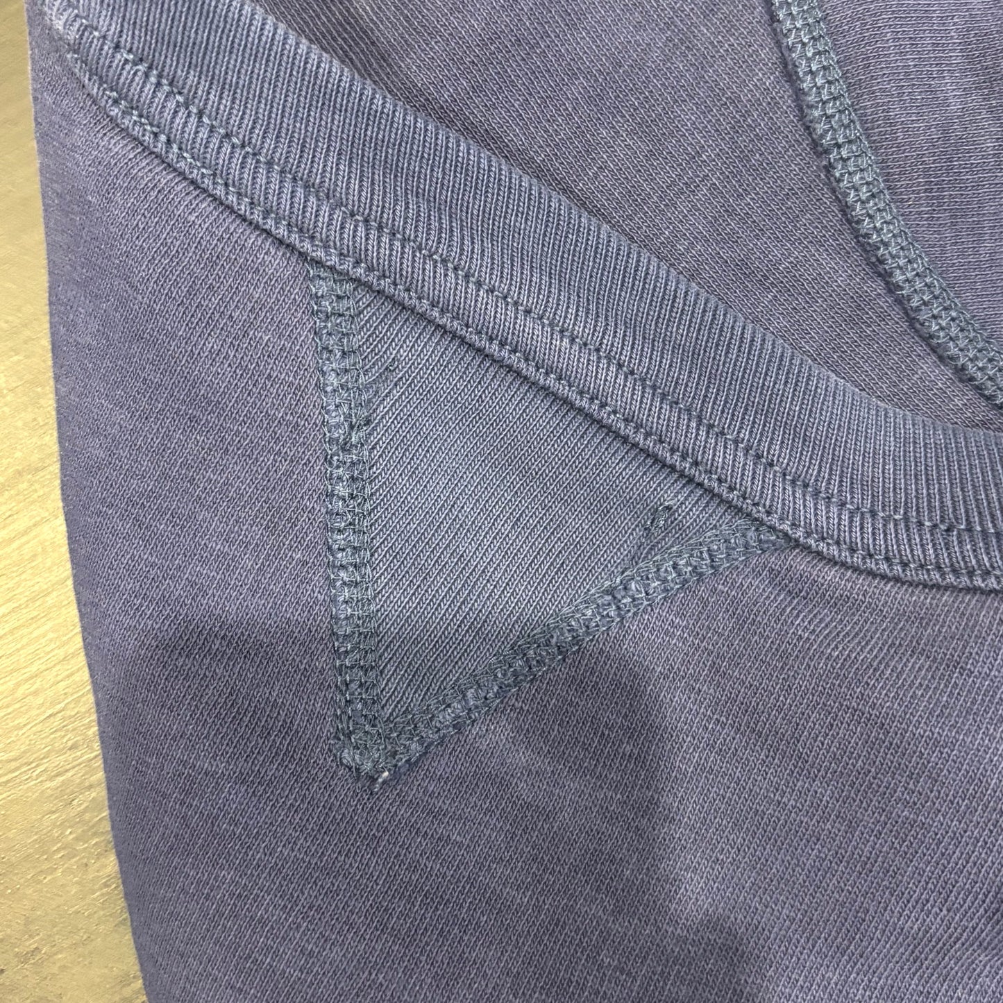 00's Ralph Lauren ラルフローレン "POLOワッペン" 両Vスウェット 紺 (S)B0401S-SO