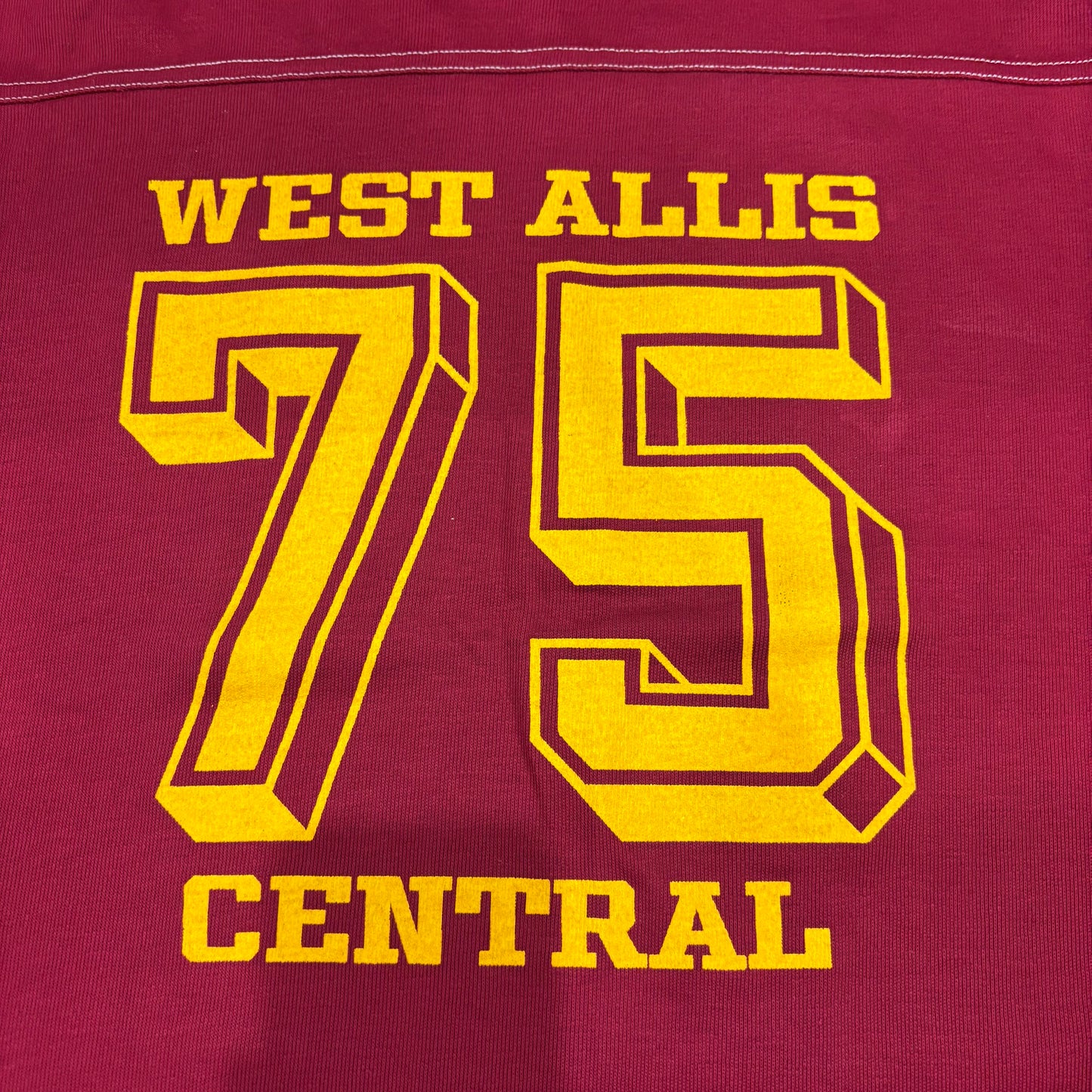 70's ARTEX WEST ALLIS CENTRAL フットボールT (M)/A2823T-SO