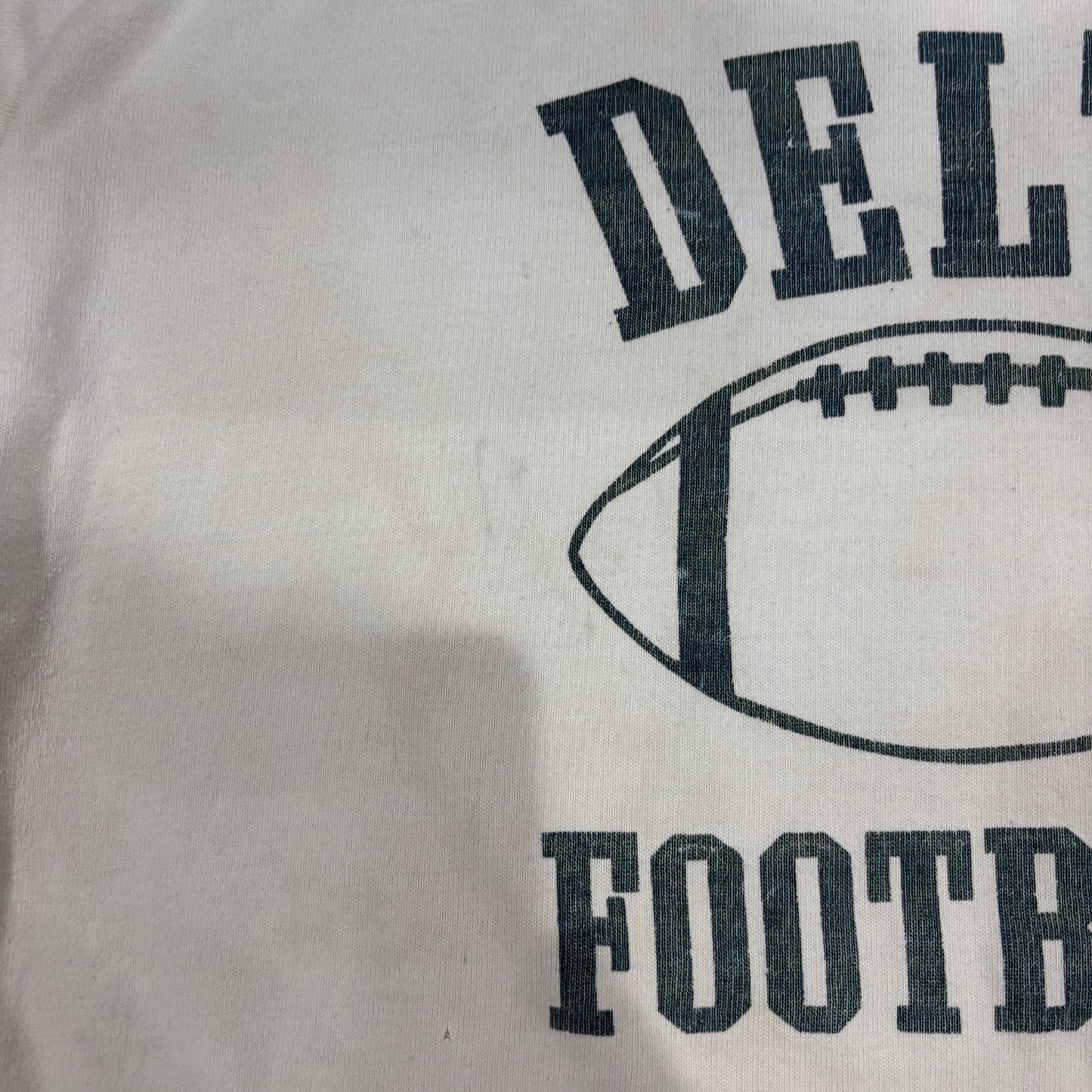 70's RUSSEL フットボールT DELTA FOOTBALL 白 (XL)/A3428T-TO