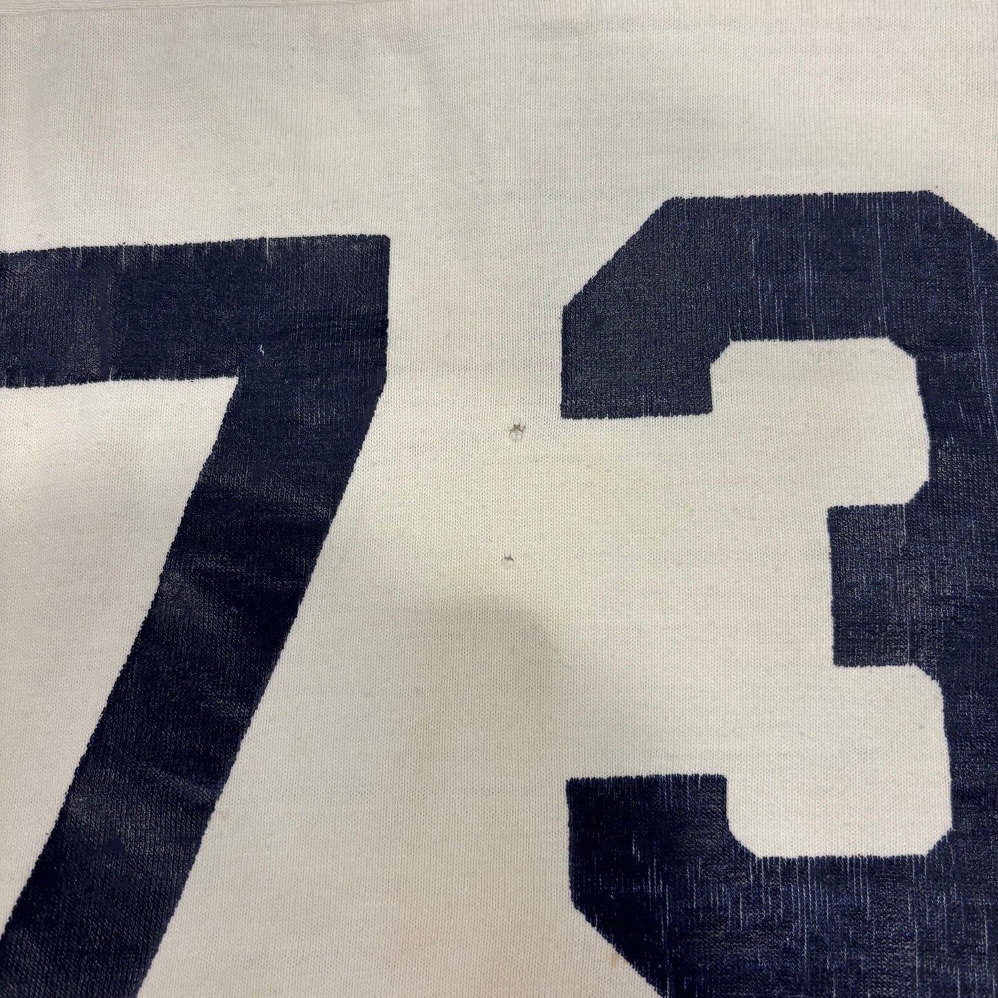 70's RUSSEL フットボールT DELTA FOOTBALL 白 (XL)/A3428T-TO