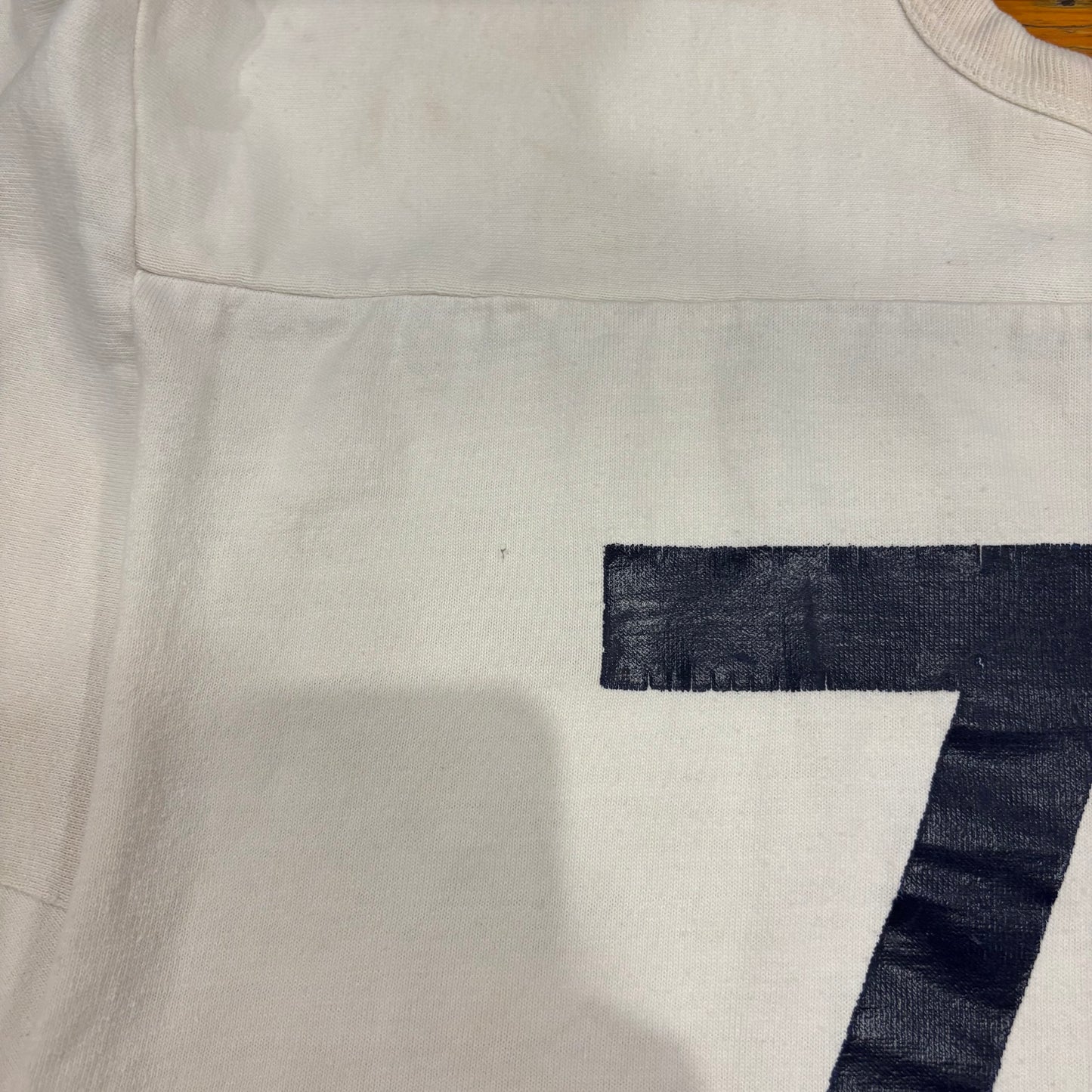 70's RUSSEL フットボールT DELTA FOOTBALL 白 (XL)/A3428T-TO