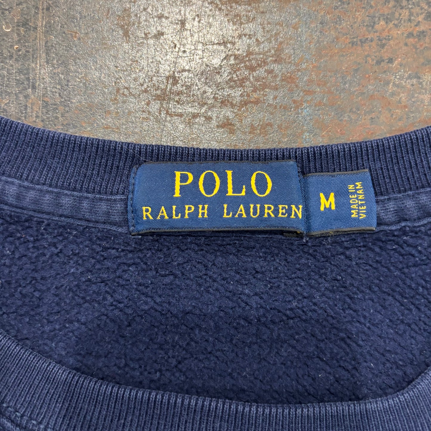 00's POLO RALPH LAUREN ポニー刺繍 スウェット ネイビー M /B3067S-SO