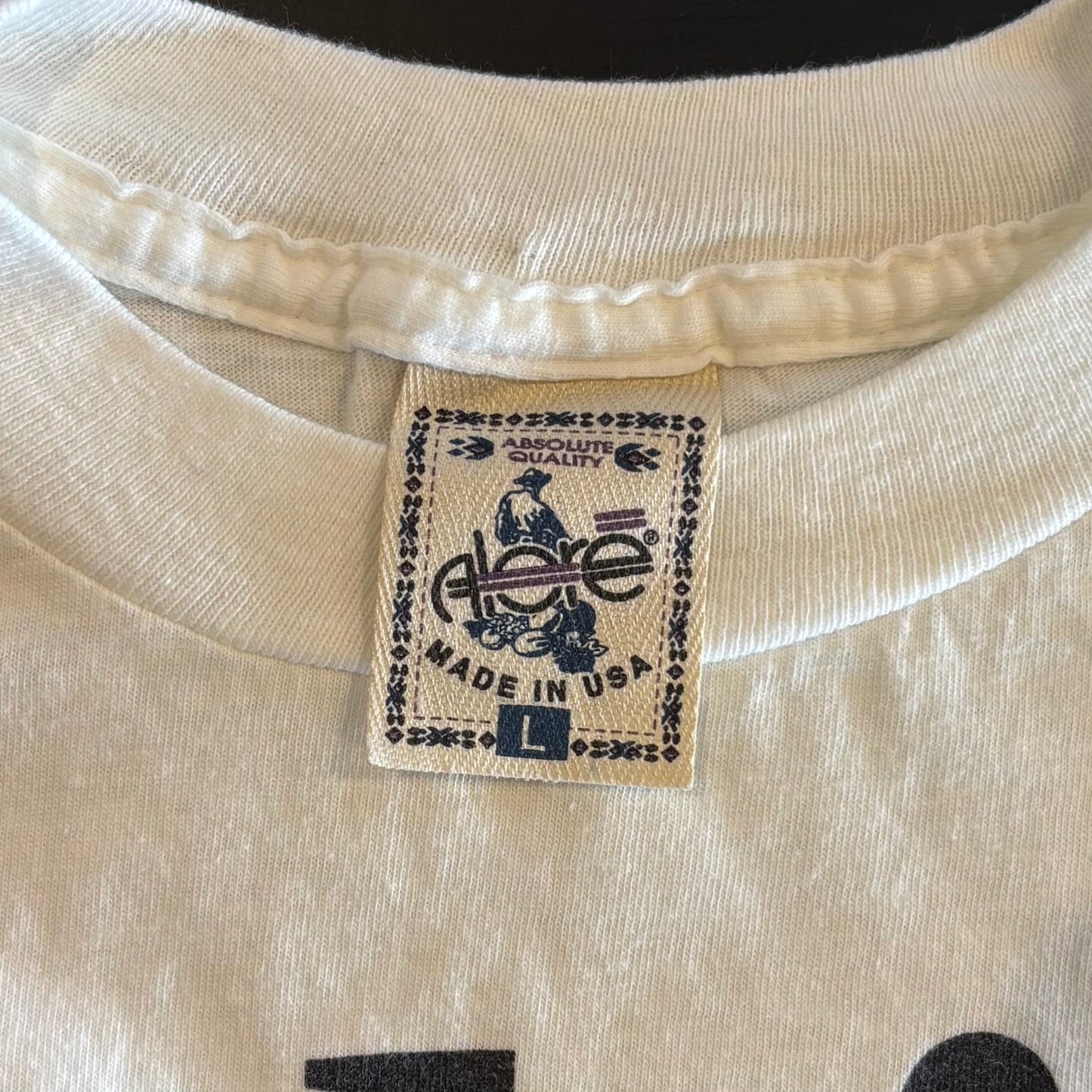 90’s BIG BALL SPORTS “Fishing Is Life” Tシャツ 白 (L)/A3694T-SO