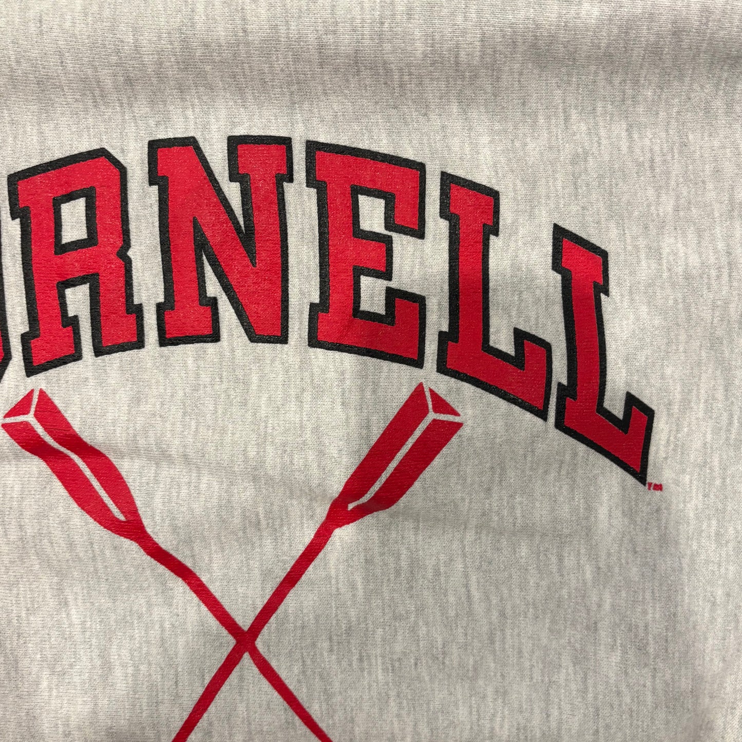 00's Champion "Cornell Crew" リバースウィーブ カレッジスウェット 白 (XL)/A1008S-SO