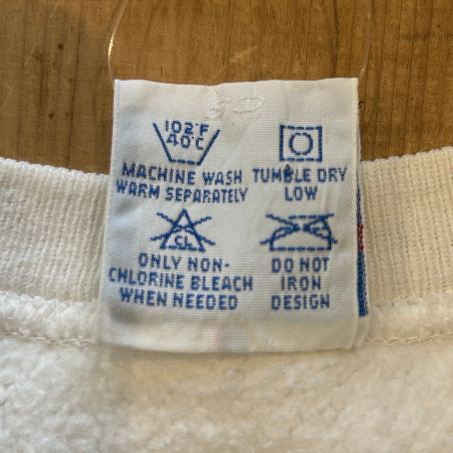 90's Champion Reverse Weave リバースウィーブ PITT 刺繍カレッジスウェット 白(L)/)A1053R-SO