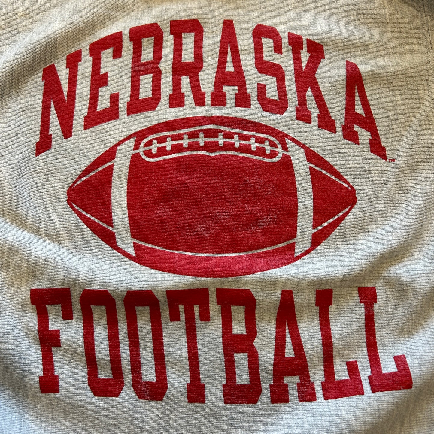 90's Champion Reverse Weave リバースウィーブ NEBRASKA FOOTBALL グレー(XL)/A2660R-SO
