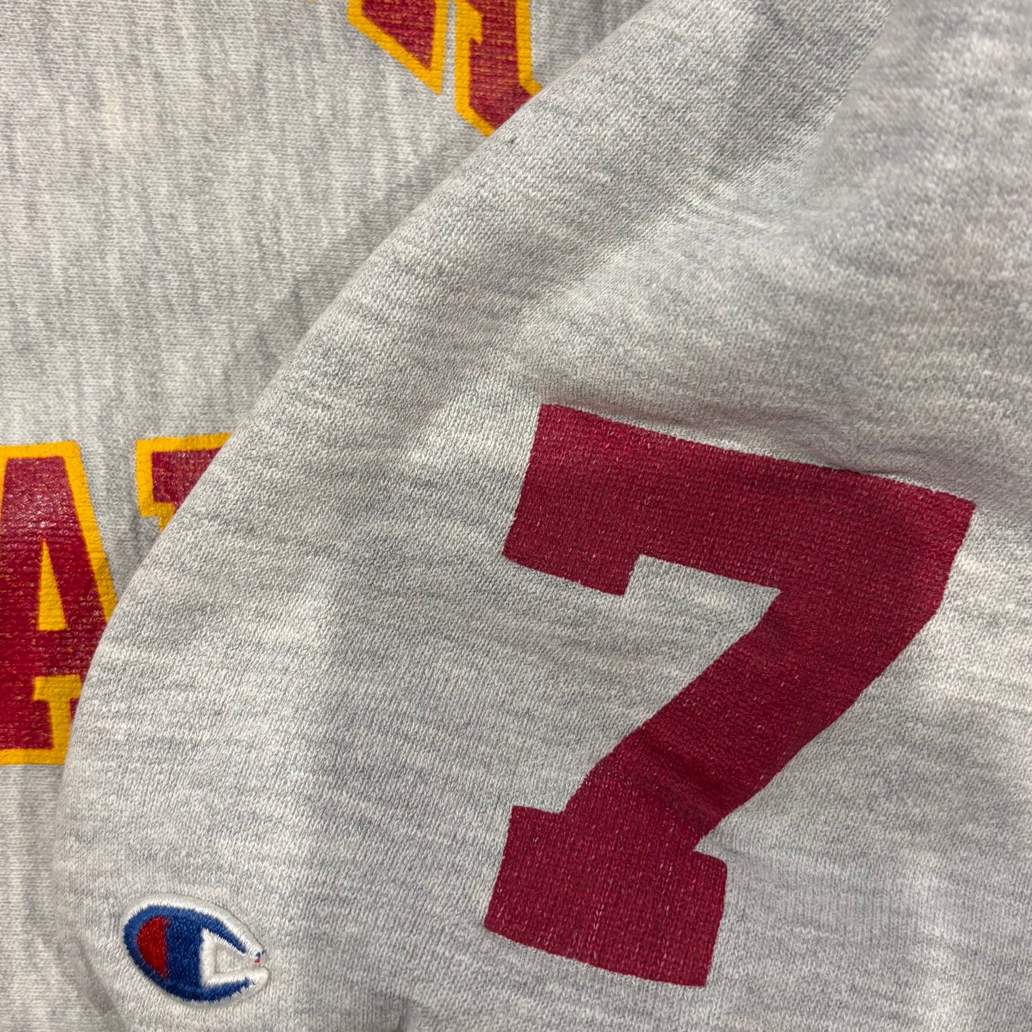 80's Champion "Minnesota Base Ball" リバースウィーブ カレッジスウェット 白 (L)/A2538S-SO