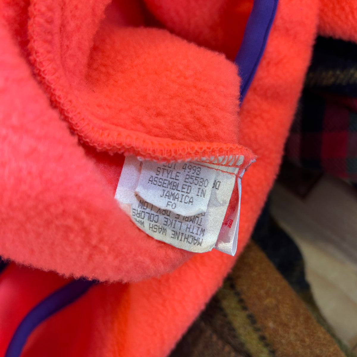 ミントコンディション 90's Patagonia パタゴニア スナップT フリースプルオーバー ピンク/パープル (L)/C1738F-SO