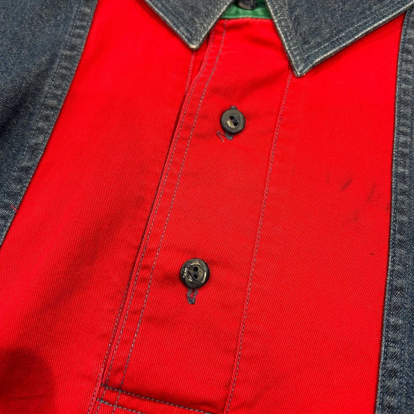 00's COLOURS by ALEXANDER JULIAN denim shirt デニム シャツ マルチカラー (XL)/A7909SH-SO