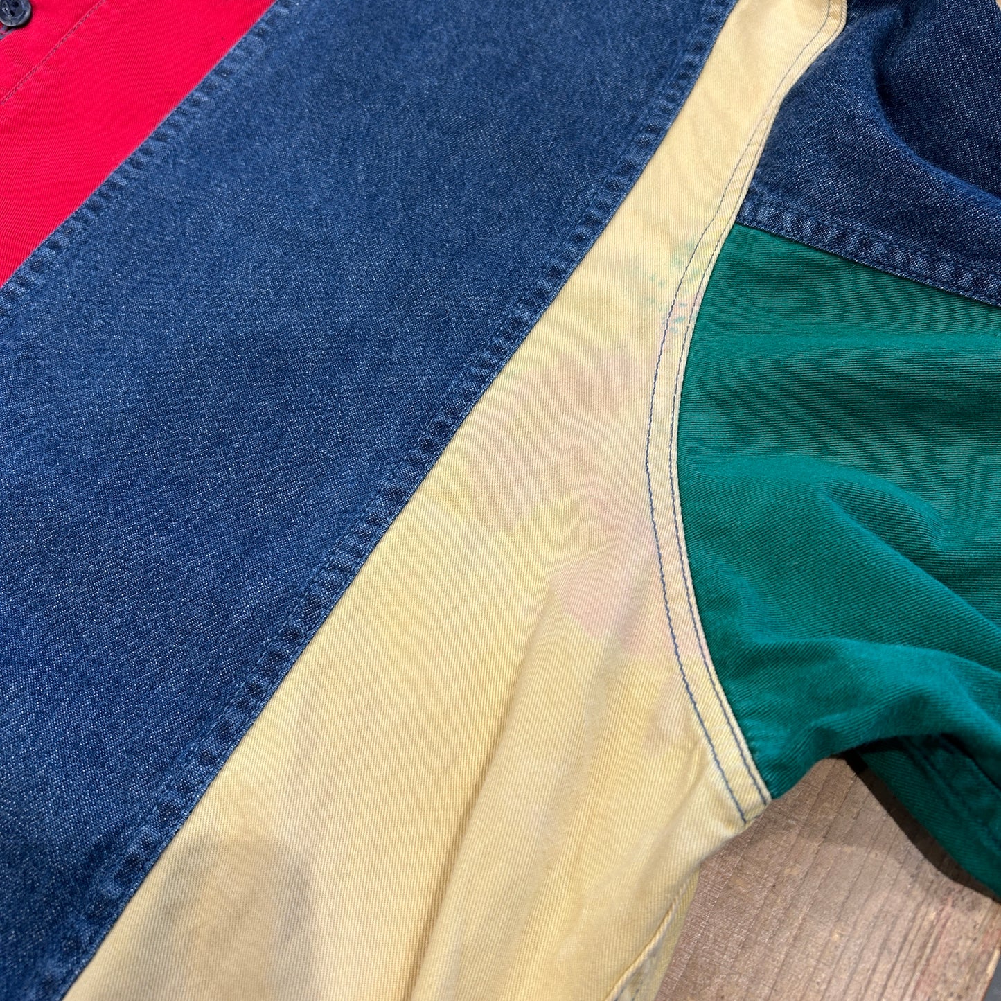 00's COLOURS by ALEXANDER JULIAN denim shirt デニム シャツ マルチカラー (XL)/A7909SH-SO