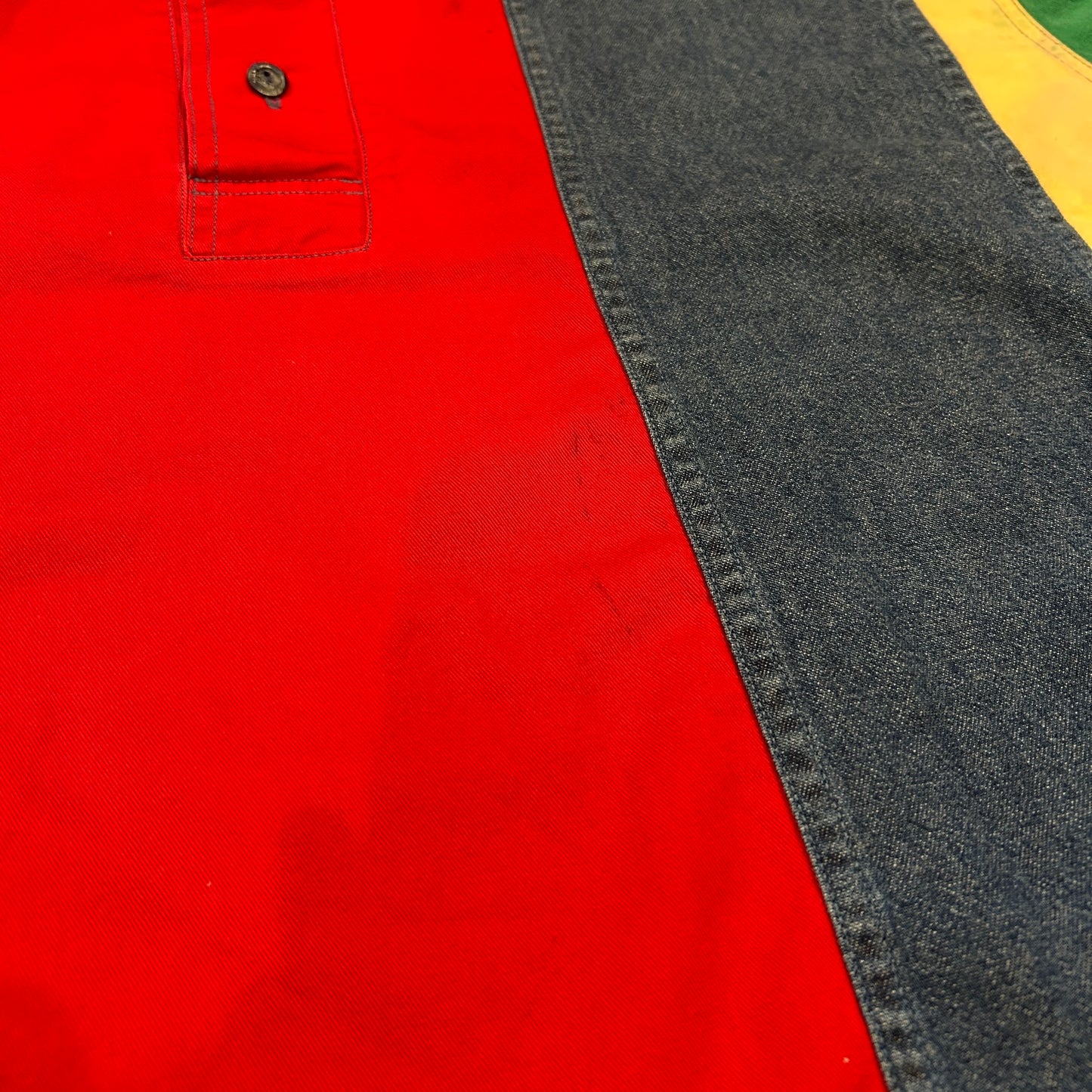 00's COLOURS by ALEXANDER JULIAN denim shirt デニム シャツ マルチカラー (XL)/A7909SH-SO