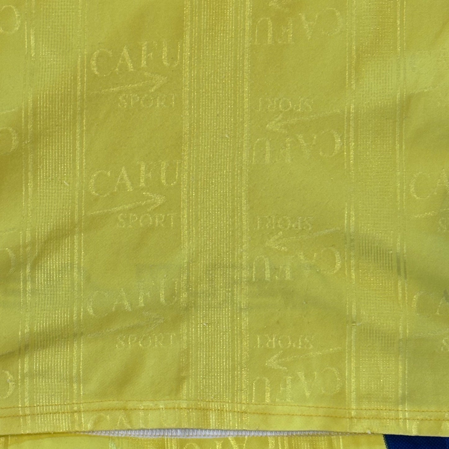 90's Club America Soccer Jersey Uniform Coca-Cola 黄青 (サイズ不明)/A0198T-SO