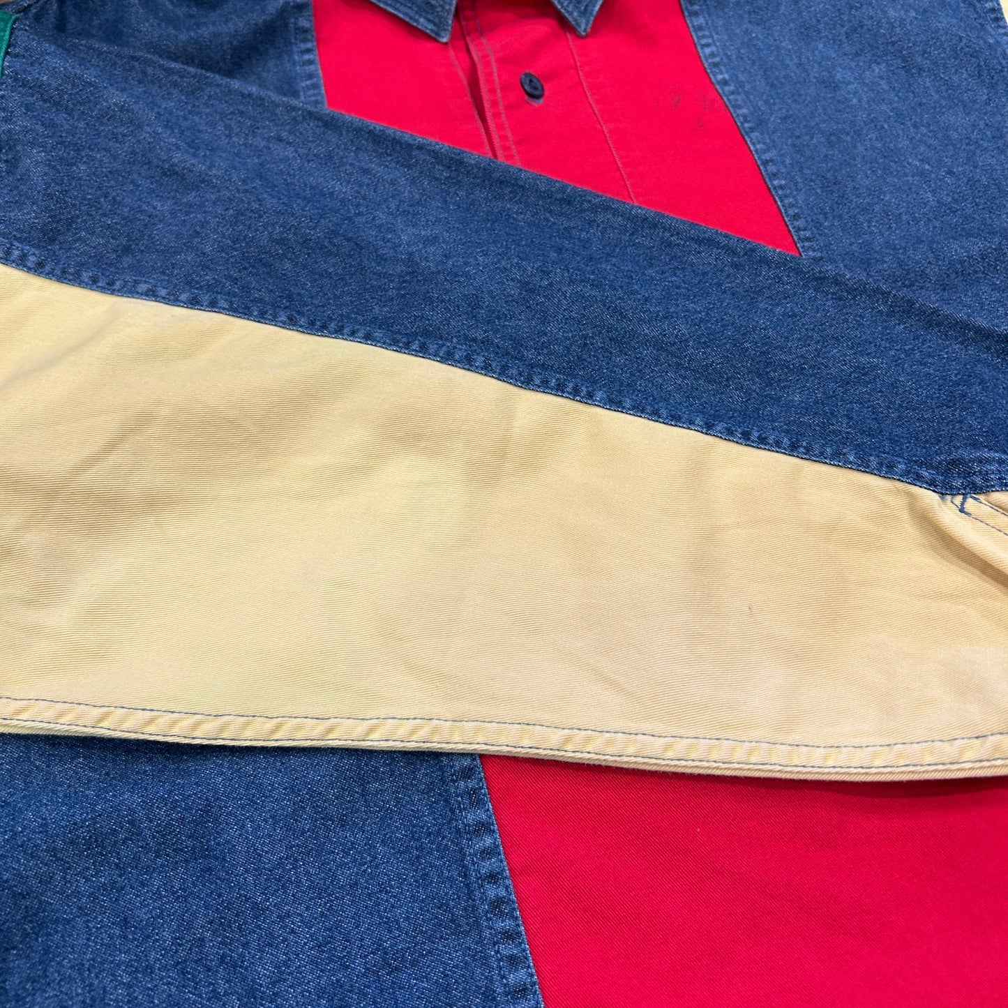 00's COLOURS by ALEXANDER JULIAN denim shirt デニム シャツ マルチカラー (XL)/A7909SH-SO