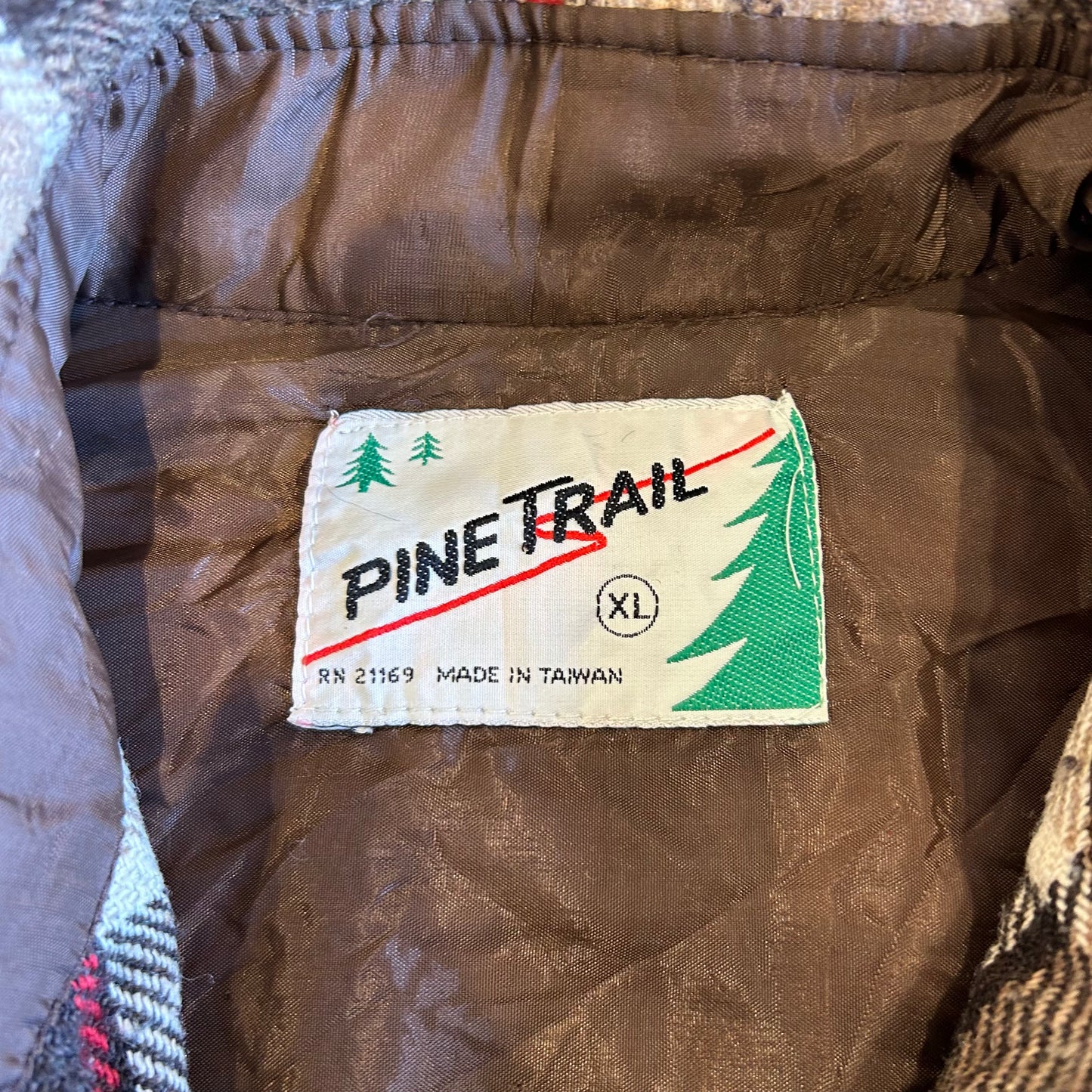 80's PINE TRAIL ウールシャツ (XL)/A5991SH-SO