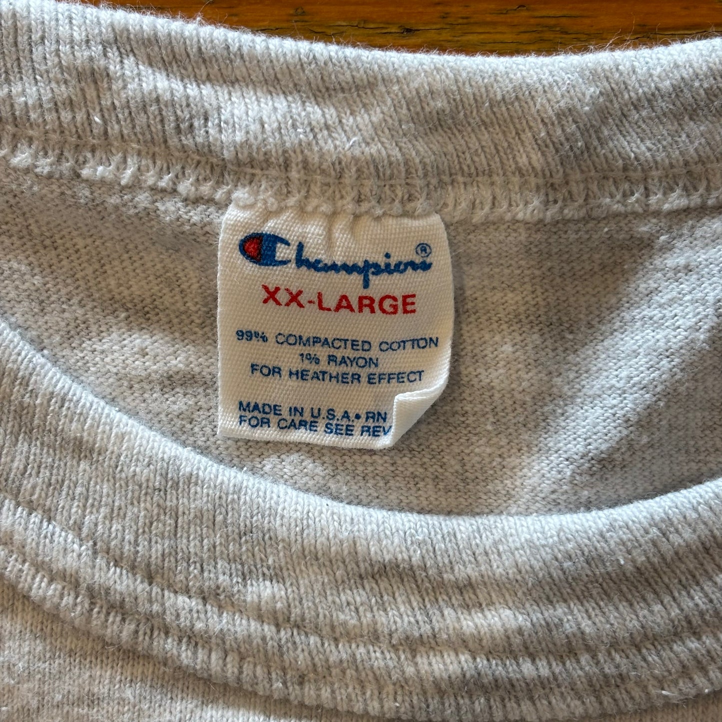 80's Champion BOSTON COLLEGE カレッジTシャツ グレー (XXL)/A4506-SO