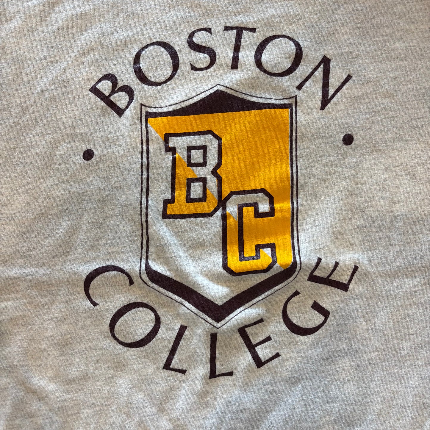 80's Champion BOSTON COLLEGE カレッジTシャツ グレー (XXL)/A4506-SO