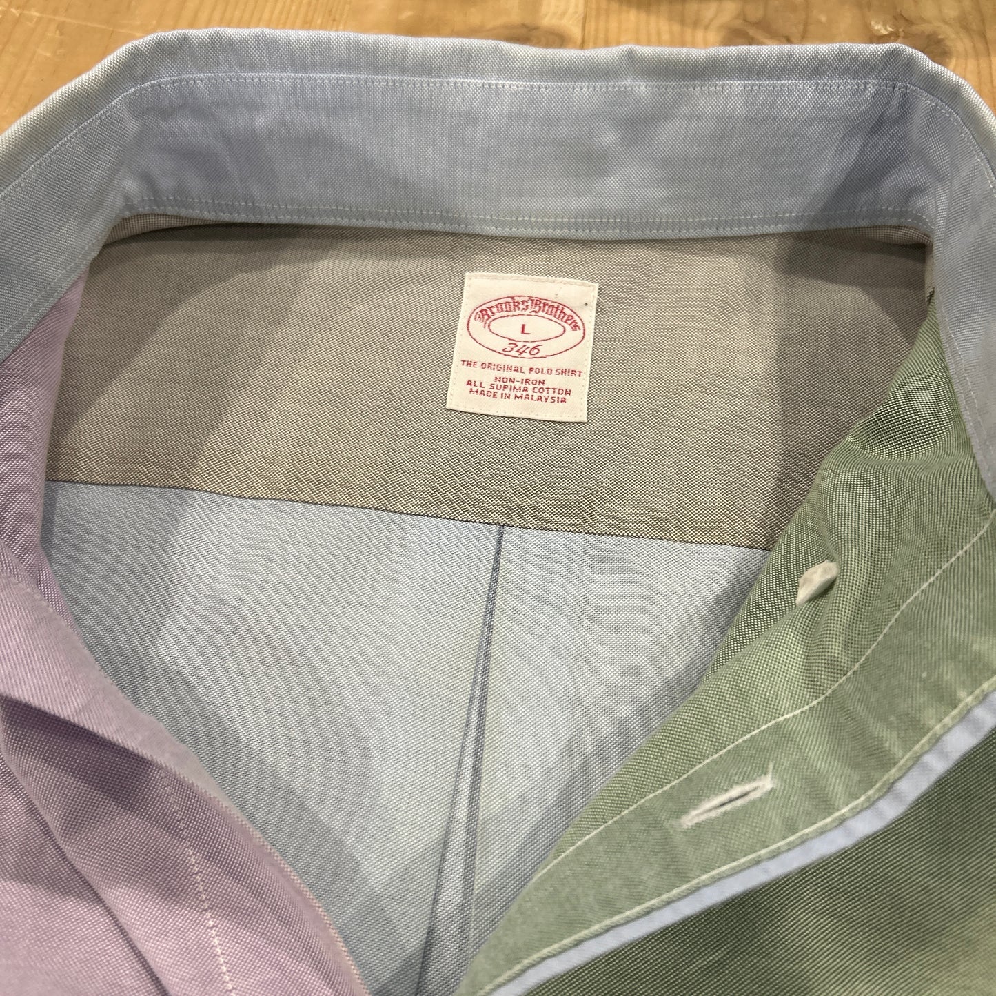 00's BROOKS BROTHERS BD shirt ブルックスブラザーズ クレイジーパターン シャツ (L)/A7951SH-SO
