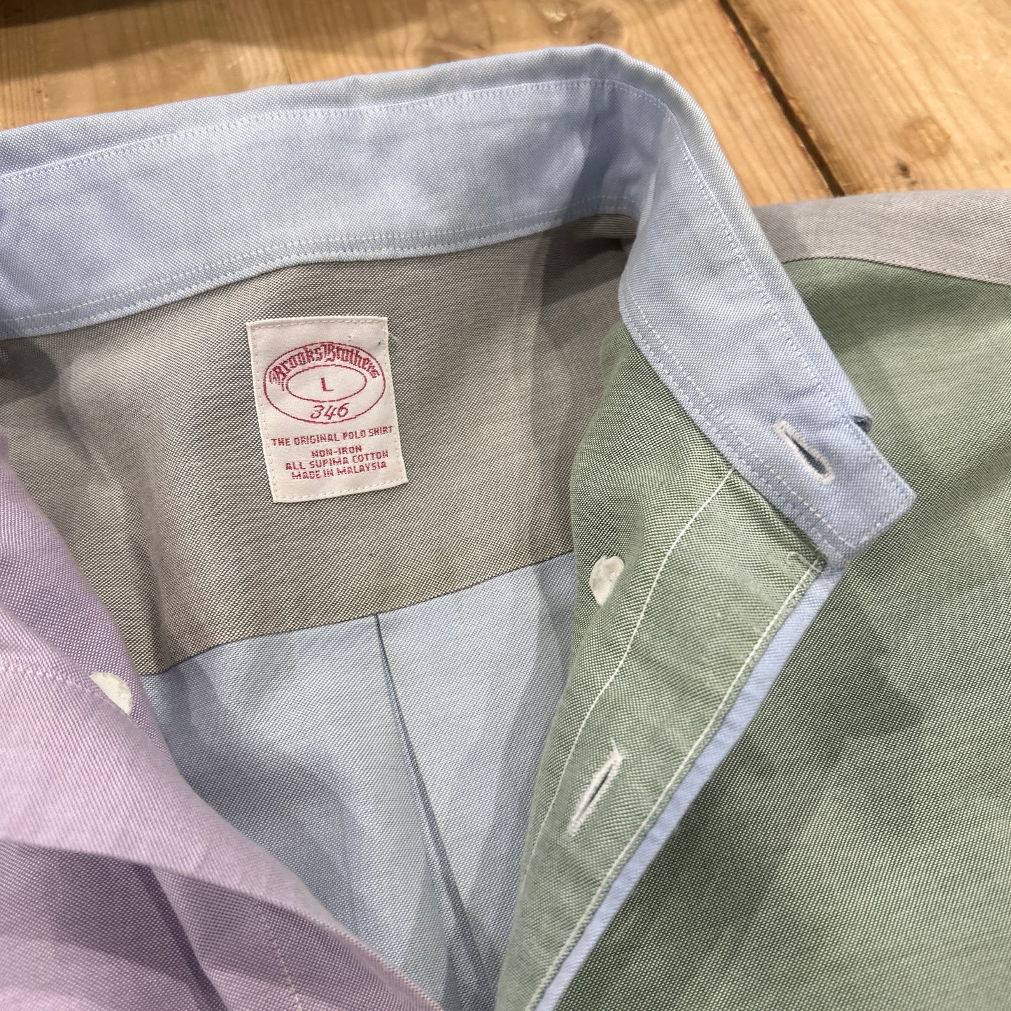 00's BROOKS BROTHERS BD shirt ブルックスブラザーズ クレイジーパターン シャツ (L)/A7951SH-SO