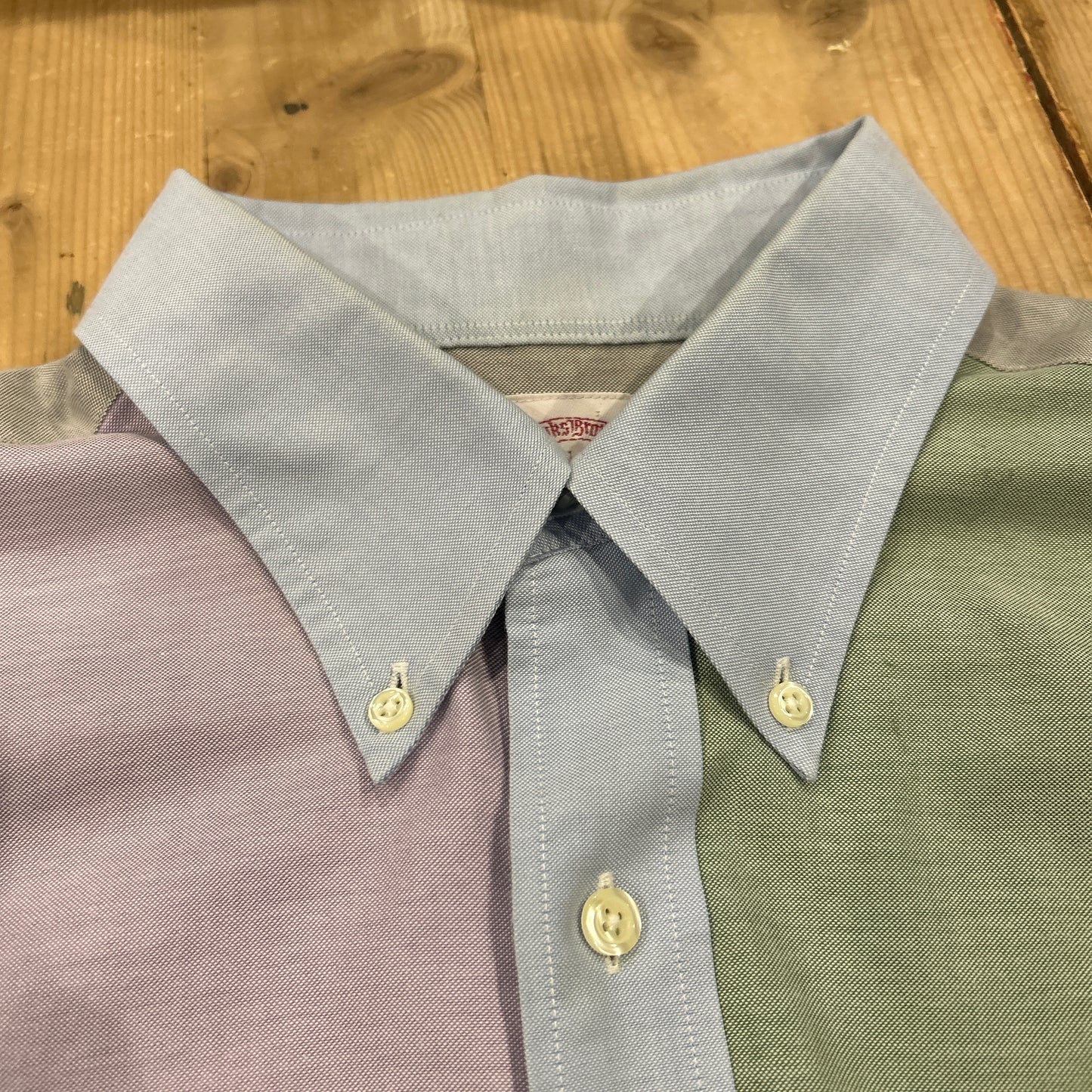 00's BROOKS BROTHERS BD shirt ブルックスブラザーズ クレイジーパターン シャツ (L)/A7951SH-SO