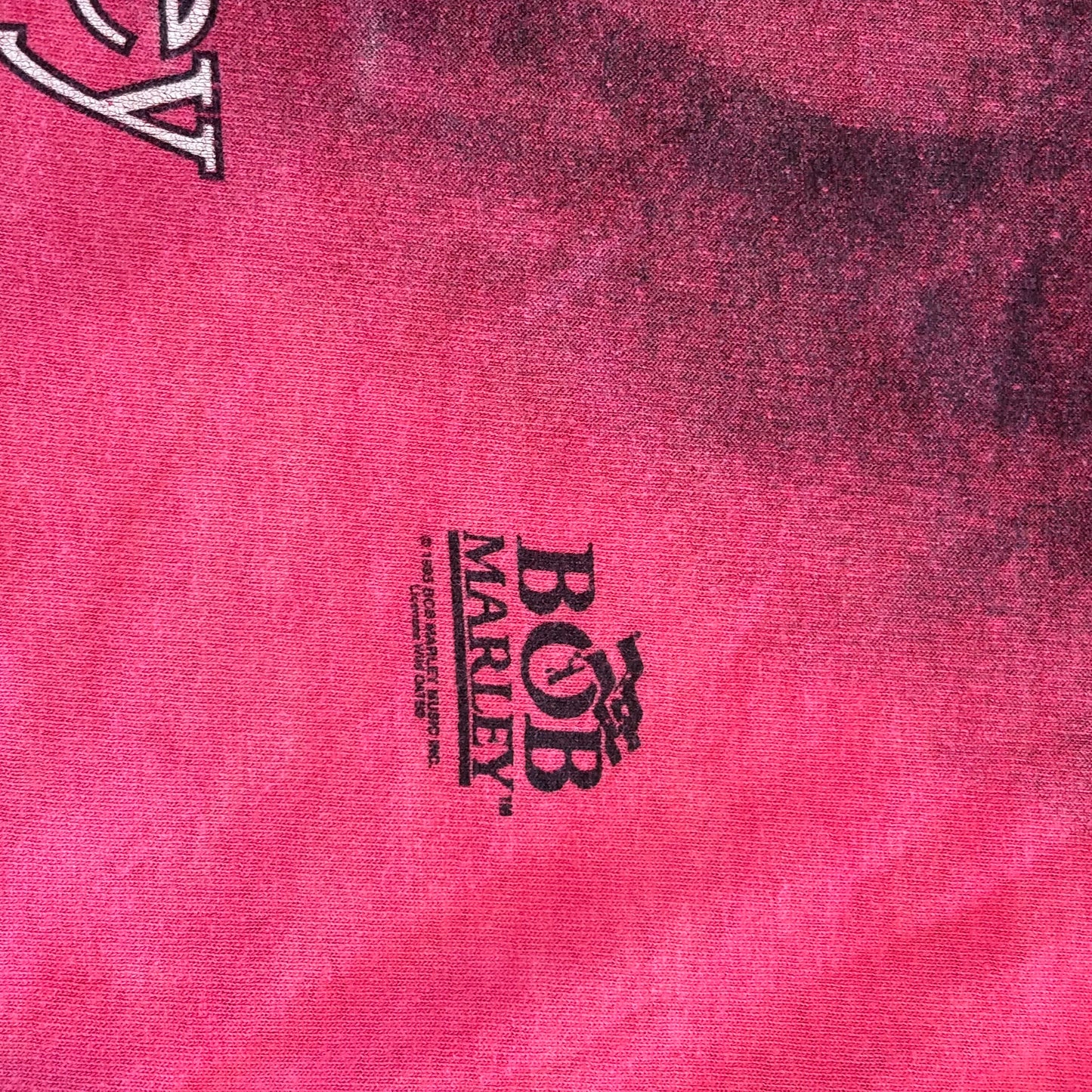 90's BOB MARLEY Robert Nesta Marley ツアーTシャツ タイダイ (XL)/A4029T-SO