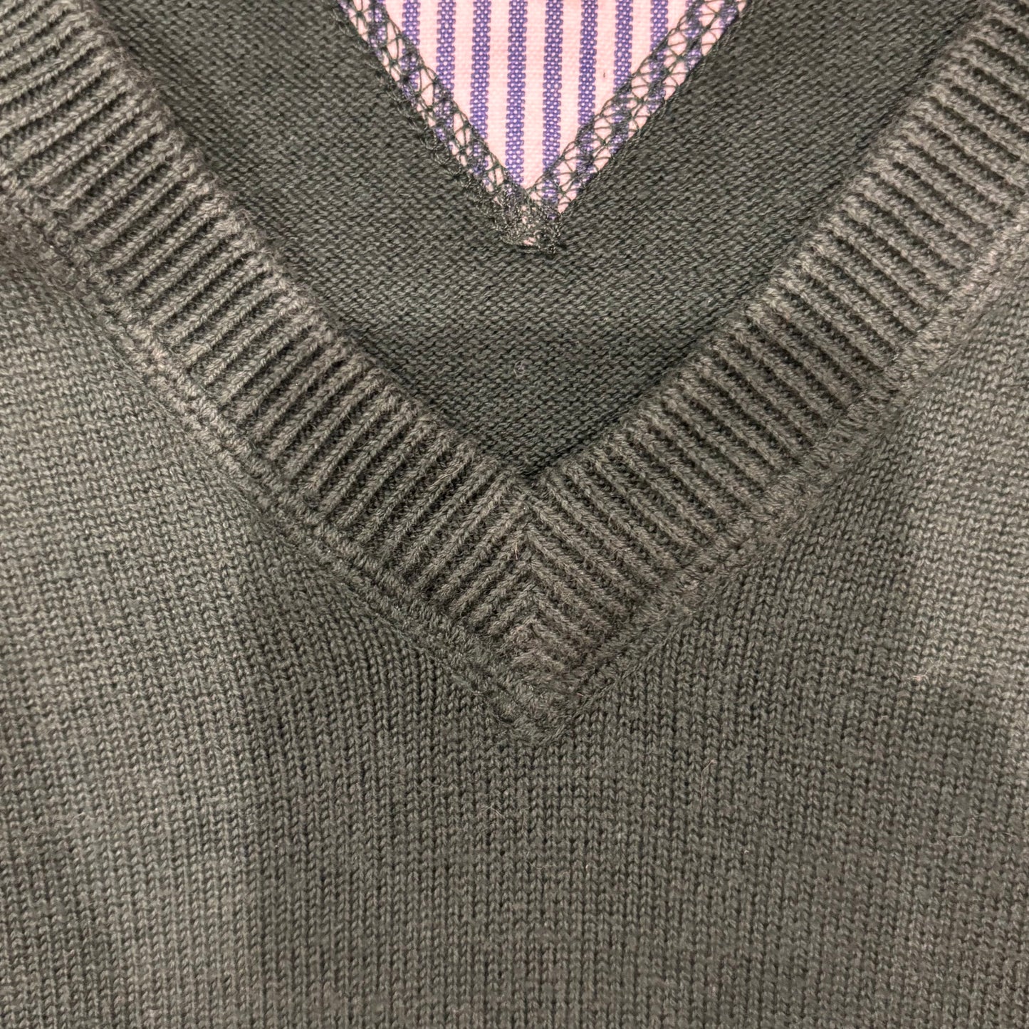 00's Tommy Hilfiger トミーヒルフィガー ベスト 緑 (L)/B2347V-SO