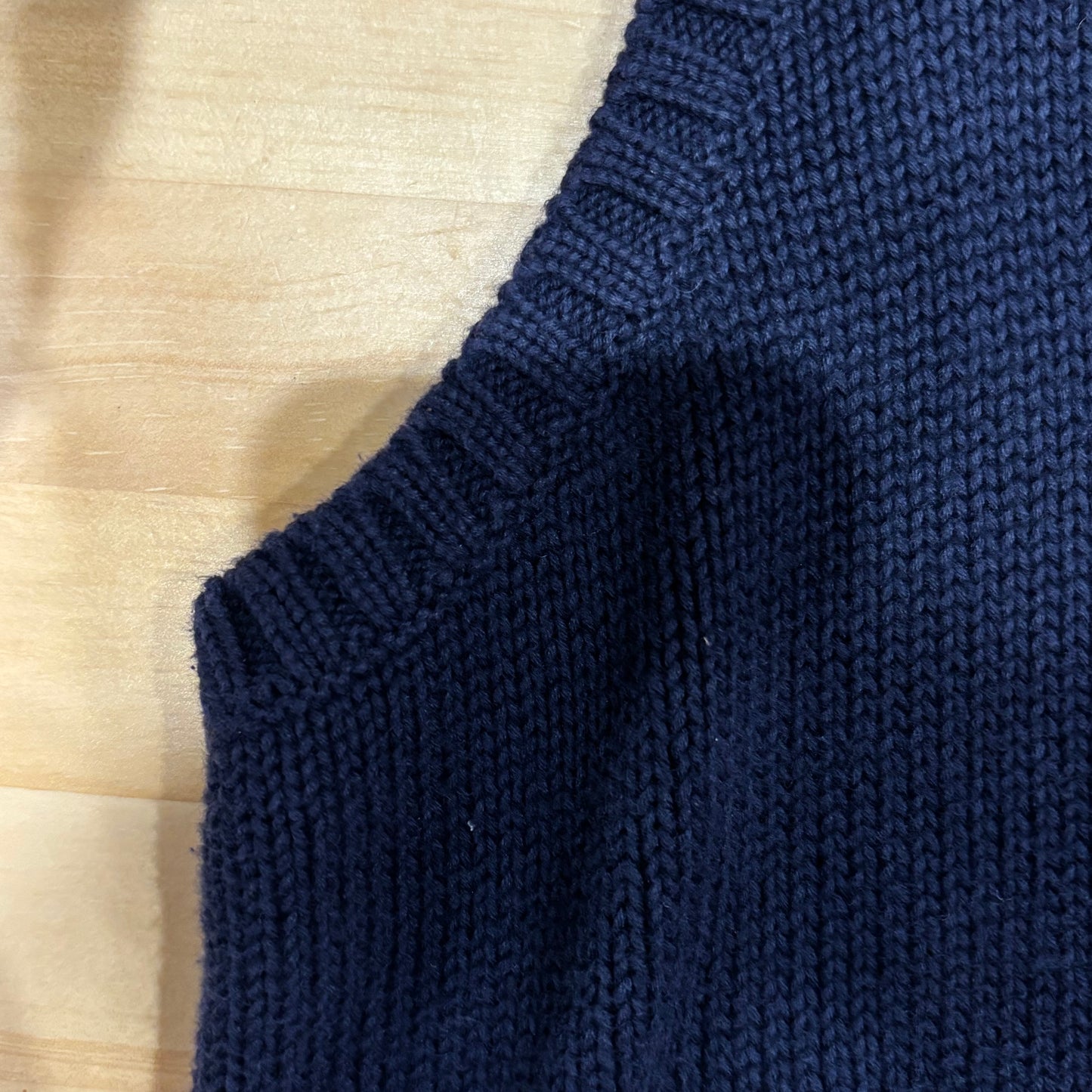 00's Polo by Ralph Lauren ラルフローレン ニットベスト 紺 (XL)/A7907V-SO