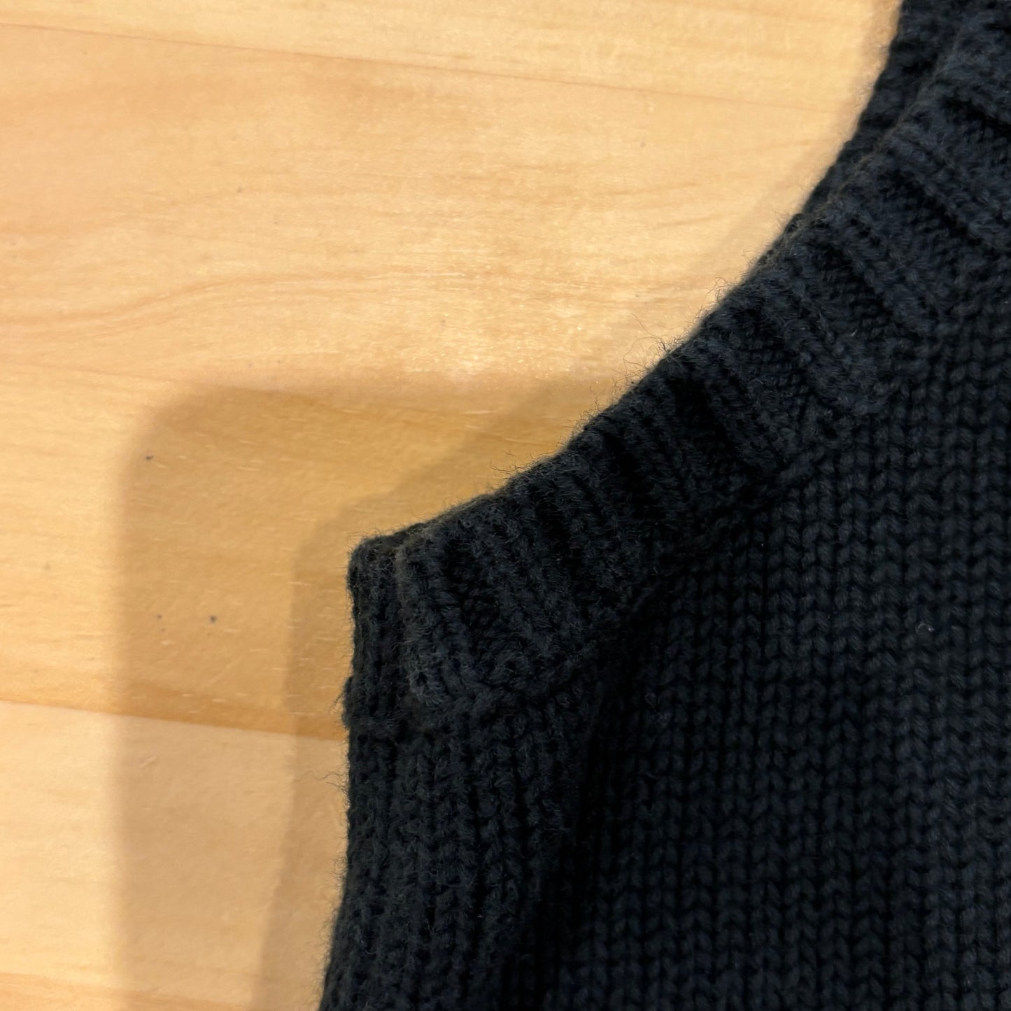 00's Polo by Ralph Lauren ラルフローレン ニットベスト 黒 (XL)/B2271V-SO