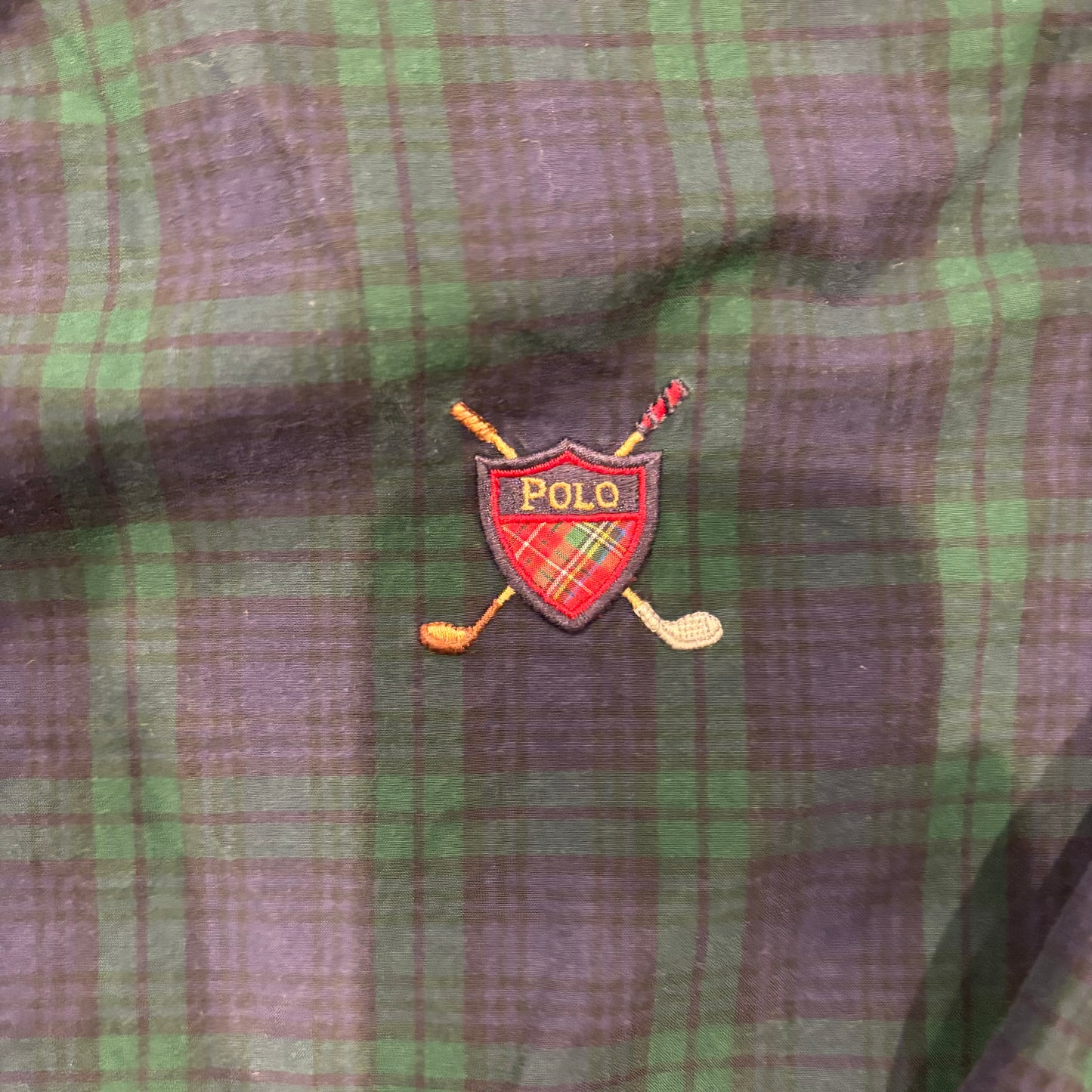00's POLO GOLF Ralph Lauren ラルフローレン リバーシブルベスト 紺緑 (サイズ不明)/A7717V-SO
