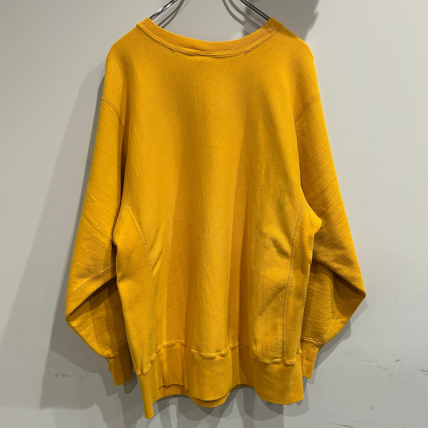 80's Champion Reverse Weave リバースウィーブ MIZZOU 黄色(XL)/A8624
