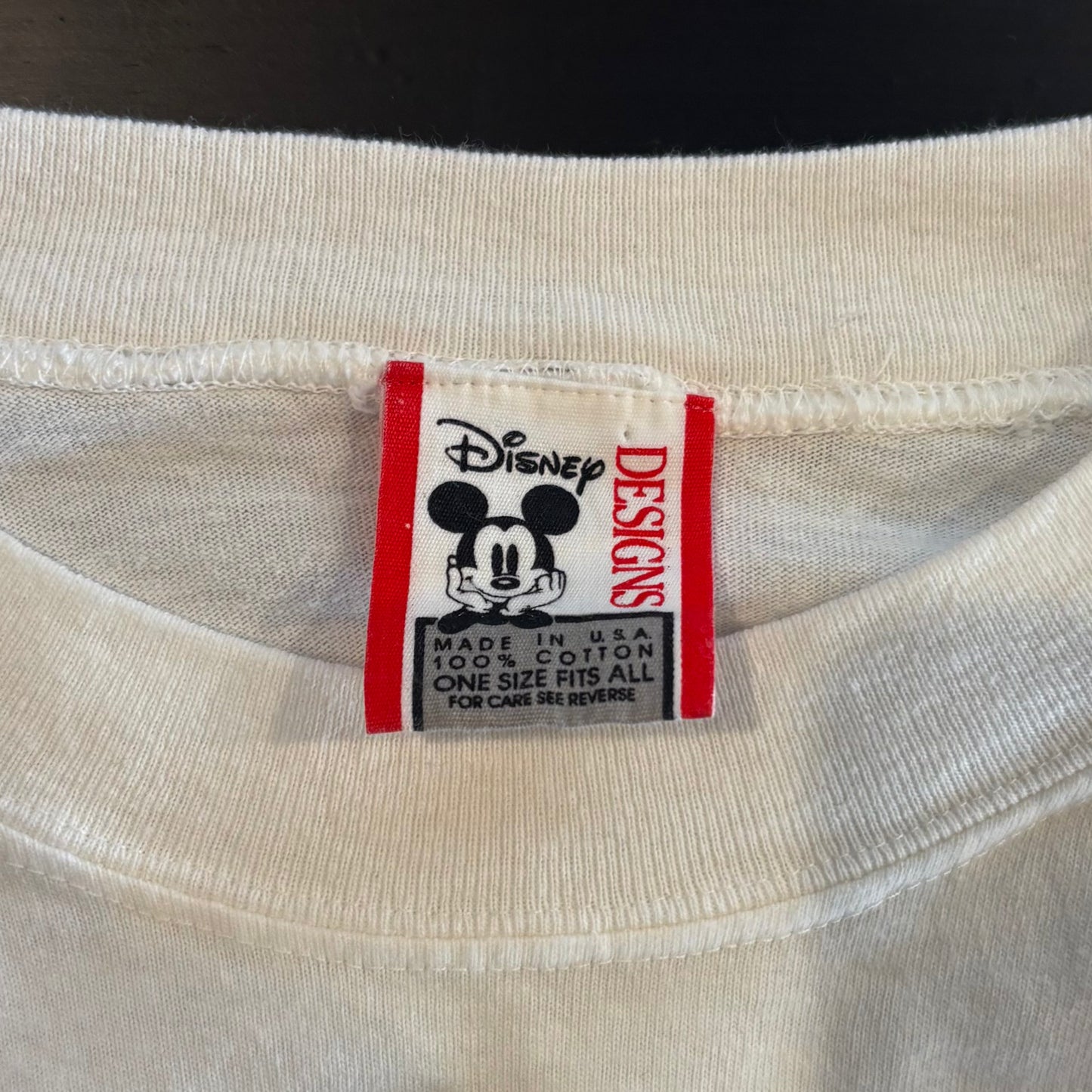 90's 40years of Adventures Disney T-shirt 白 (サイズ不明)/A3836T-SO