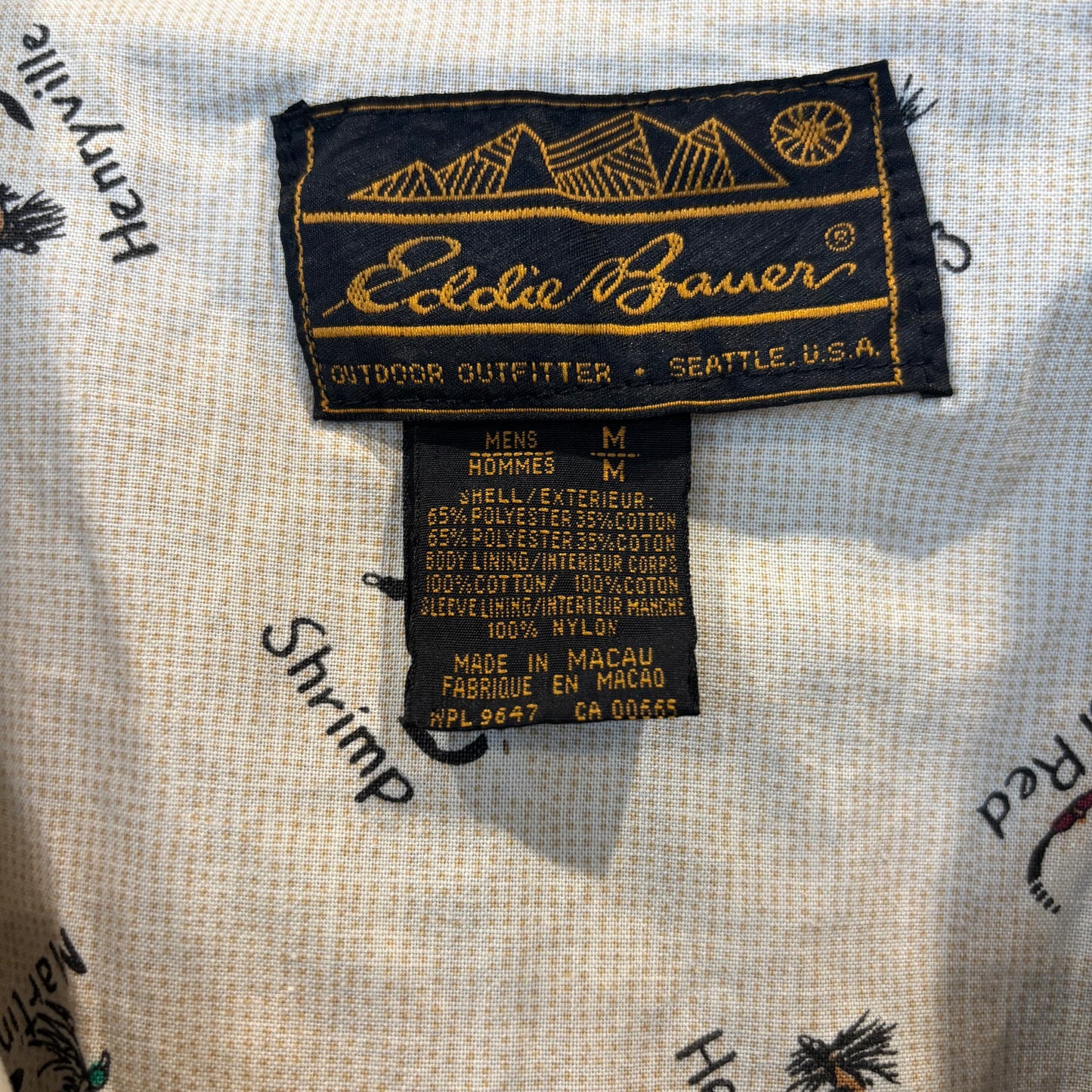 90's Eddie Bauer ハリントンジャケット ターコイズ スウィングトップ M /A4971J-SO