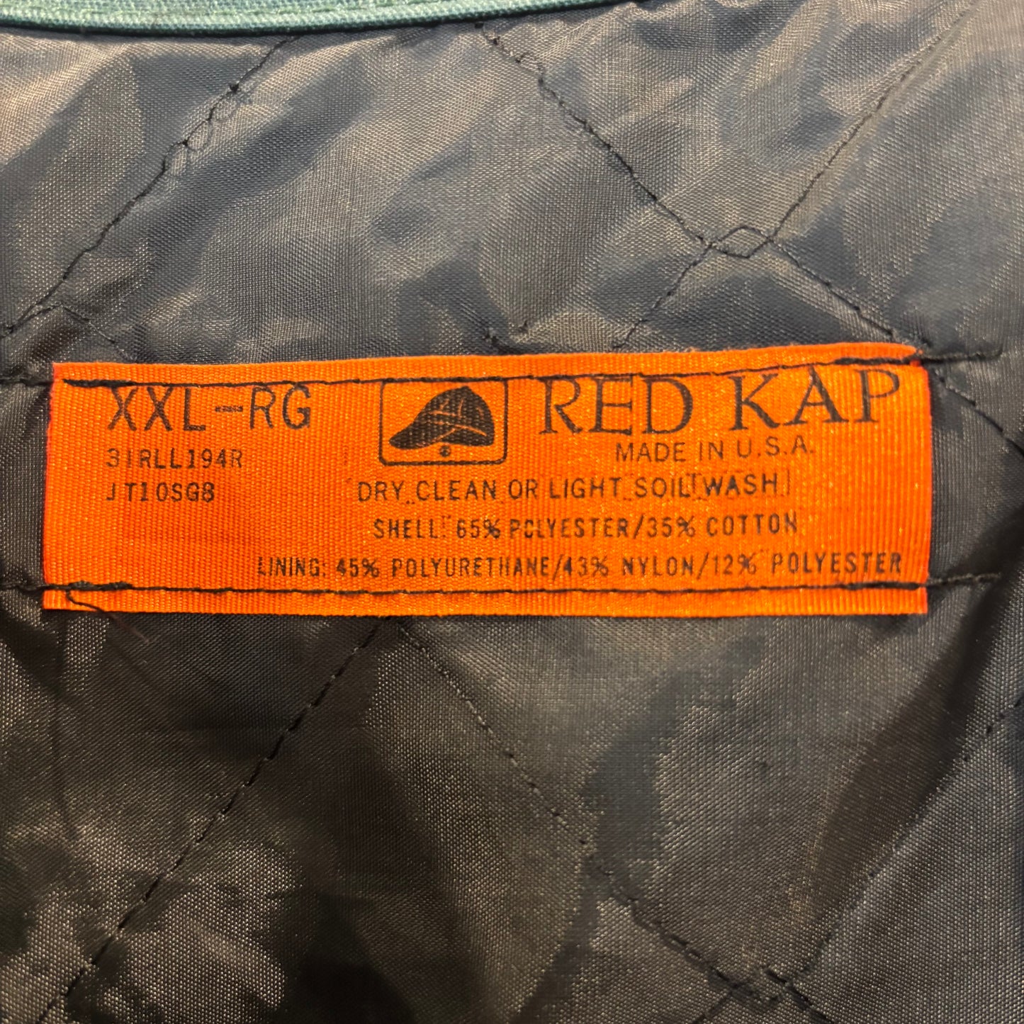 90's RED KAP ワークジャケット 緑 XXL /A8312J-SO