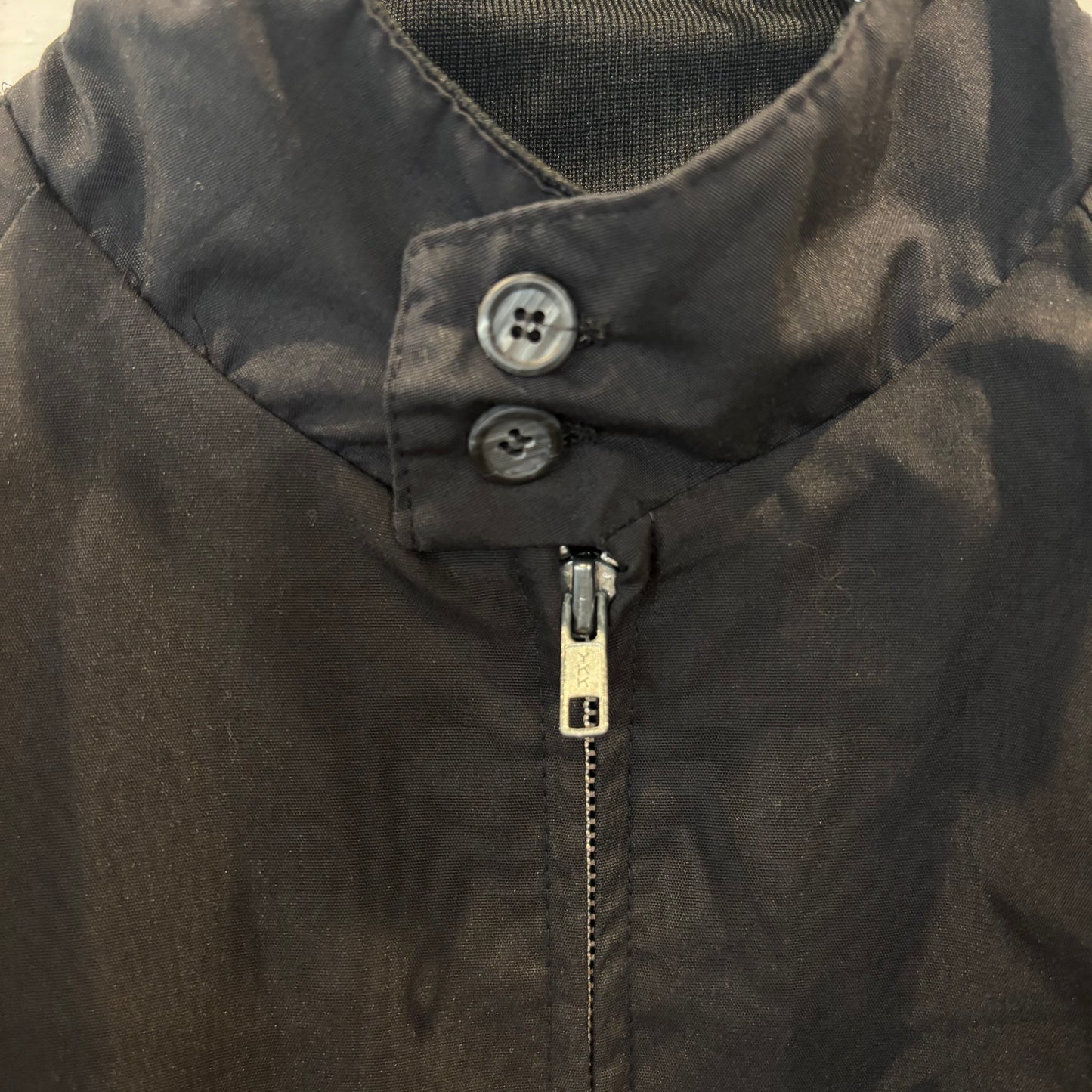 80's SPORTSMASTER BETHEL PARK POLICE ハリントンジャケット スウィングトップ 黒 XL /A8127J-SO