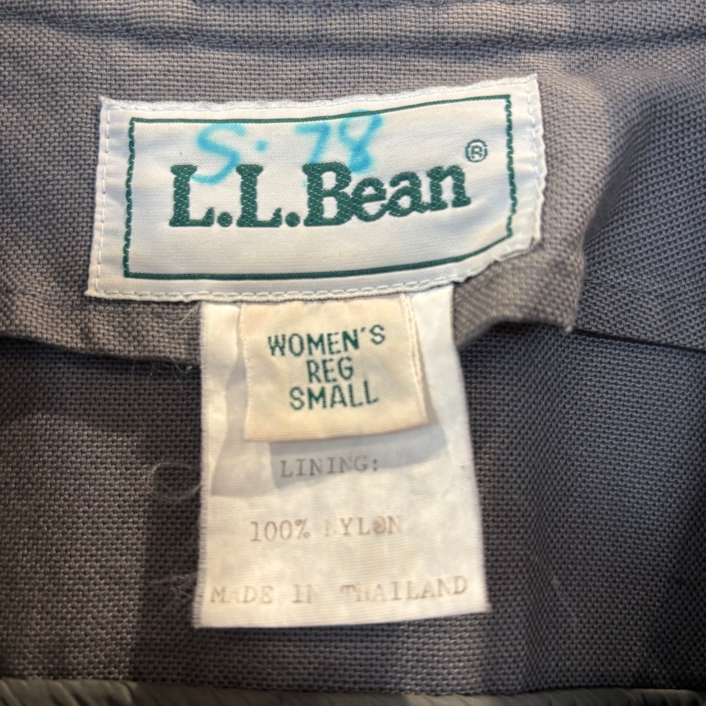 90's L.L.Bean WOMEN'S ハンティングジャケット グレー S /A7797J-SO