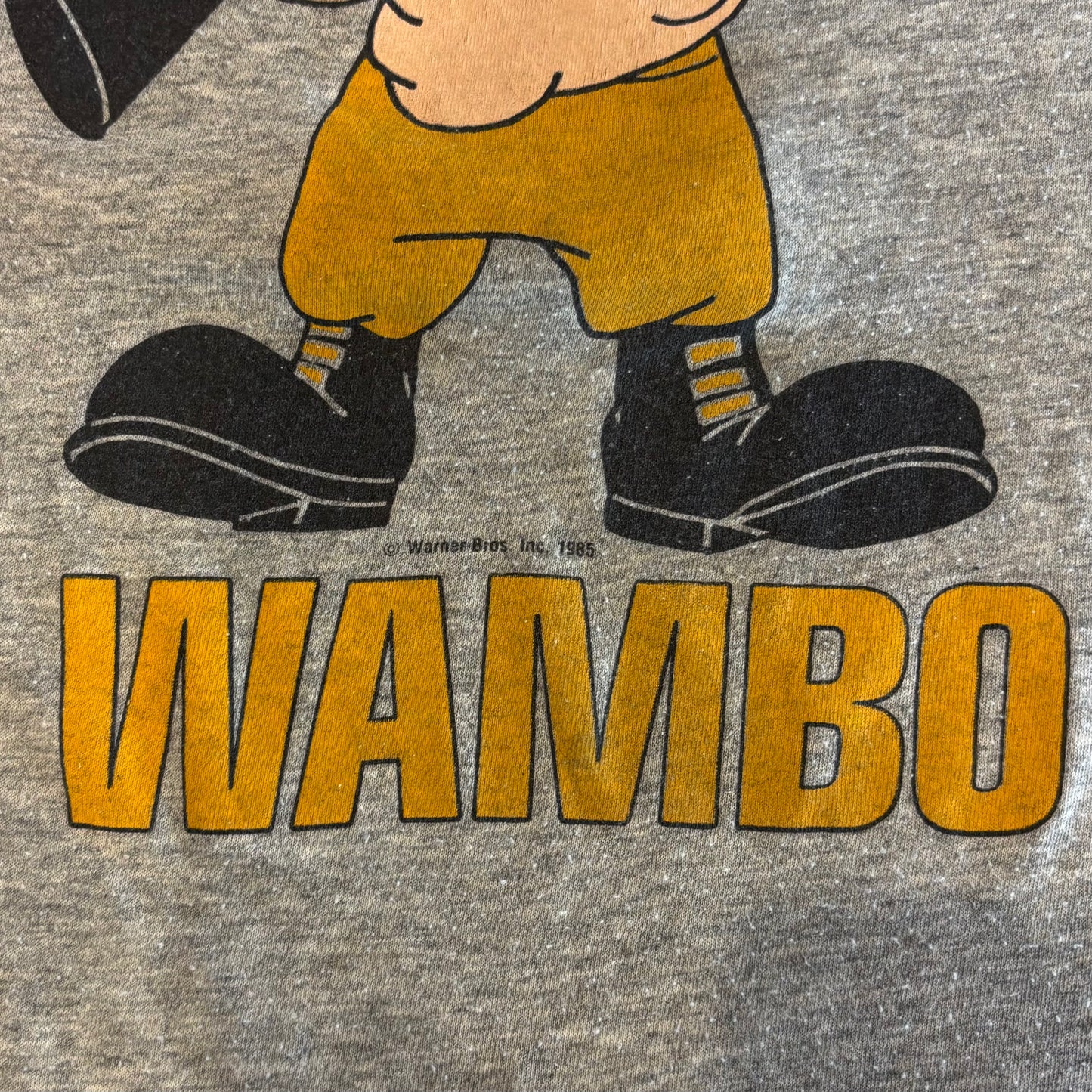 80's ARTEX WAMBO AIR FORCE Tシャツ グレー(L)/A3821T-SO