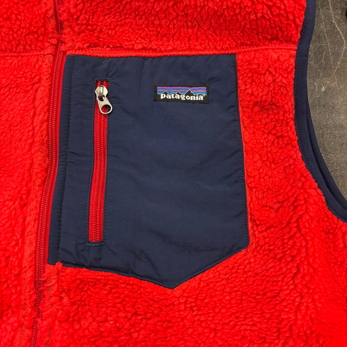 00's Patagonia retro v vest パタゴニア レトロ X ベスト フリース オレンジ (L)/A0162V-SO