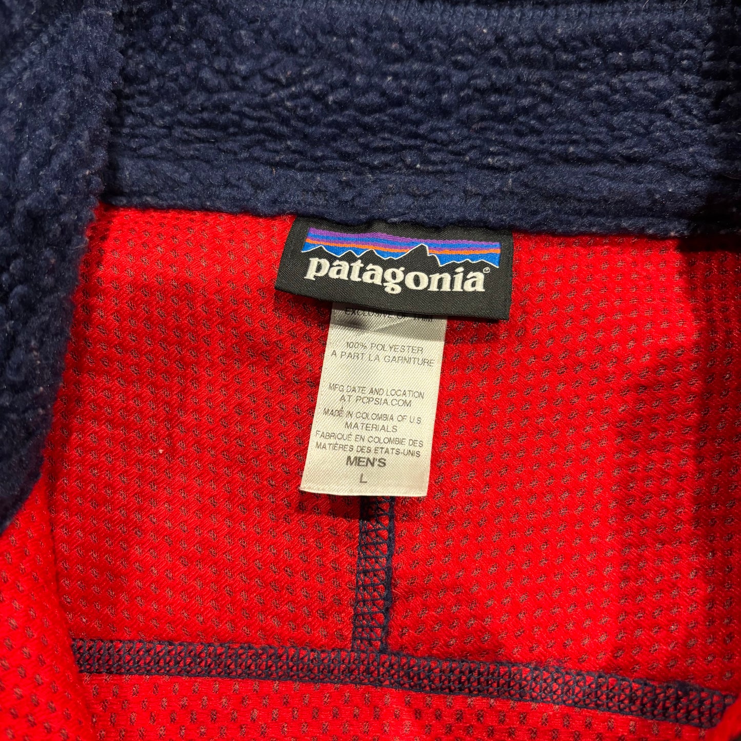 00's Patagonia retro x vest パタゴニア レトロ X ベスト フリース ネイビー (L)/A1537V-SO