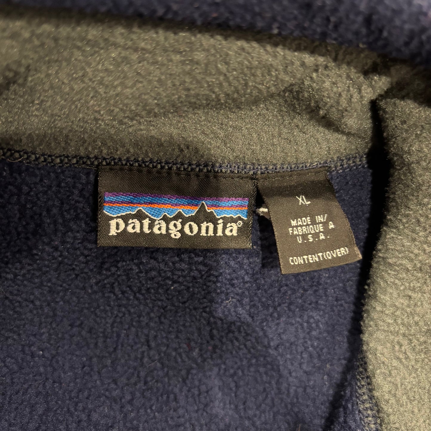 90's Patagonia SYNCHILLA vest パタゴニア シンチラ ベスト ネイビー (XL)/A8613V-SO